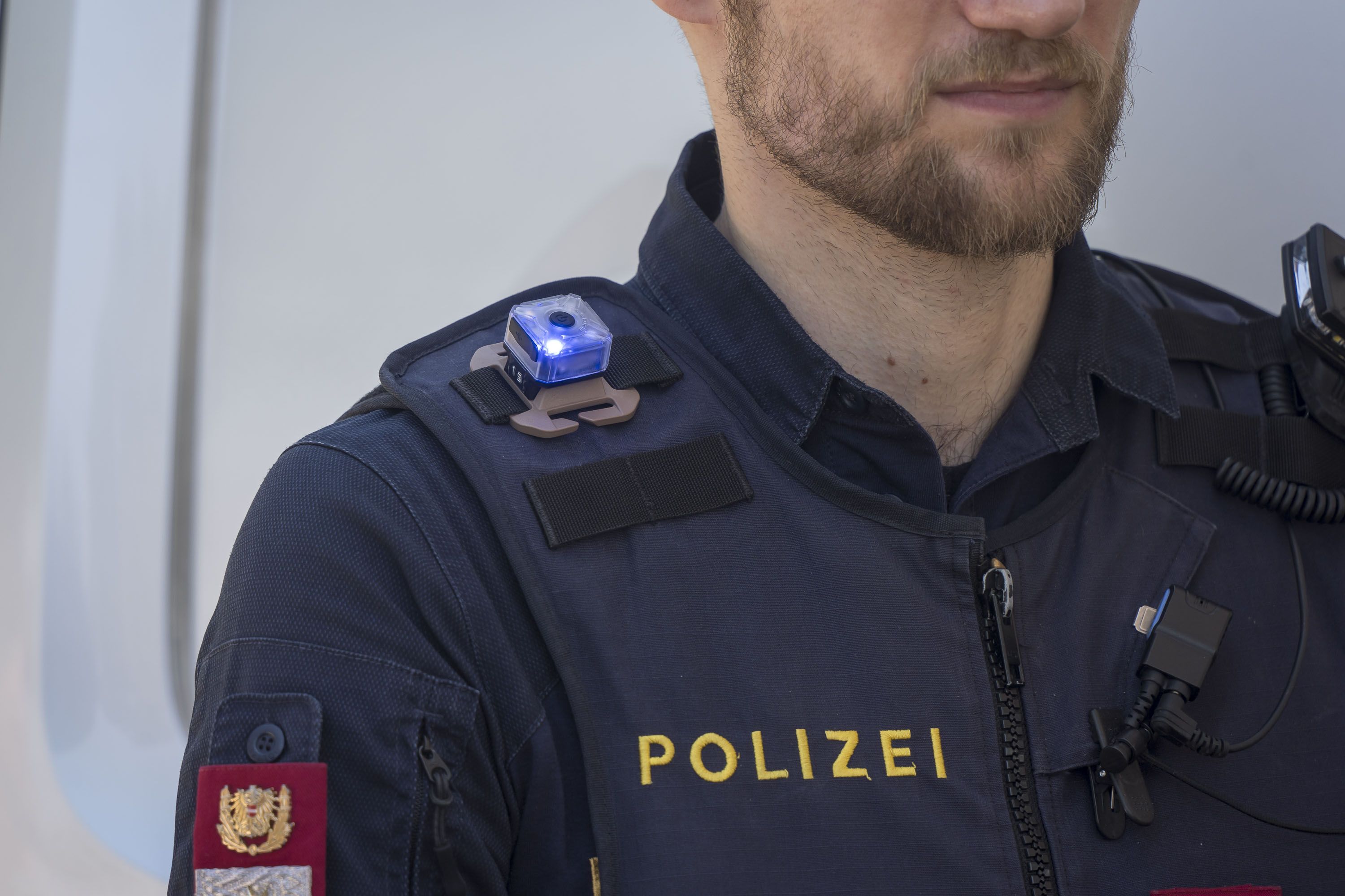 Polizisten fanden den Mann wegen seines auffälligen Outfits. 