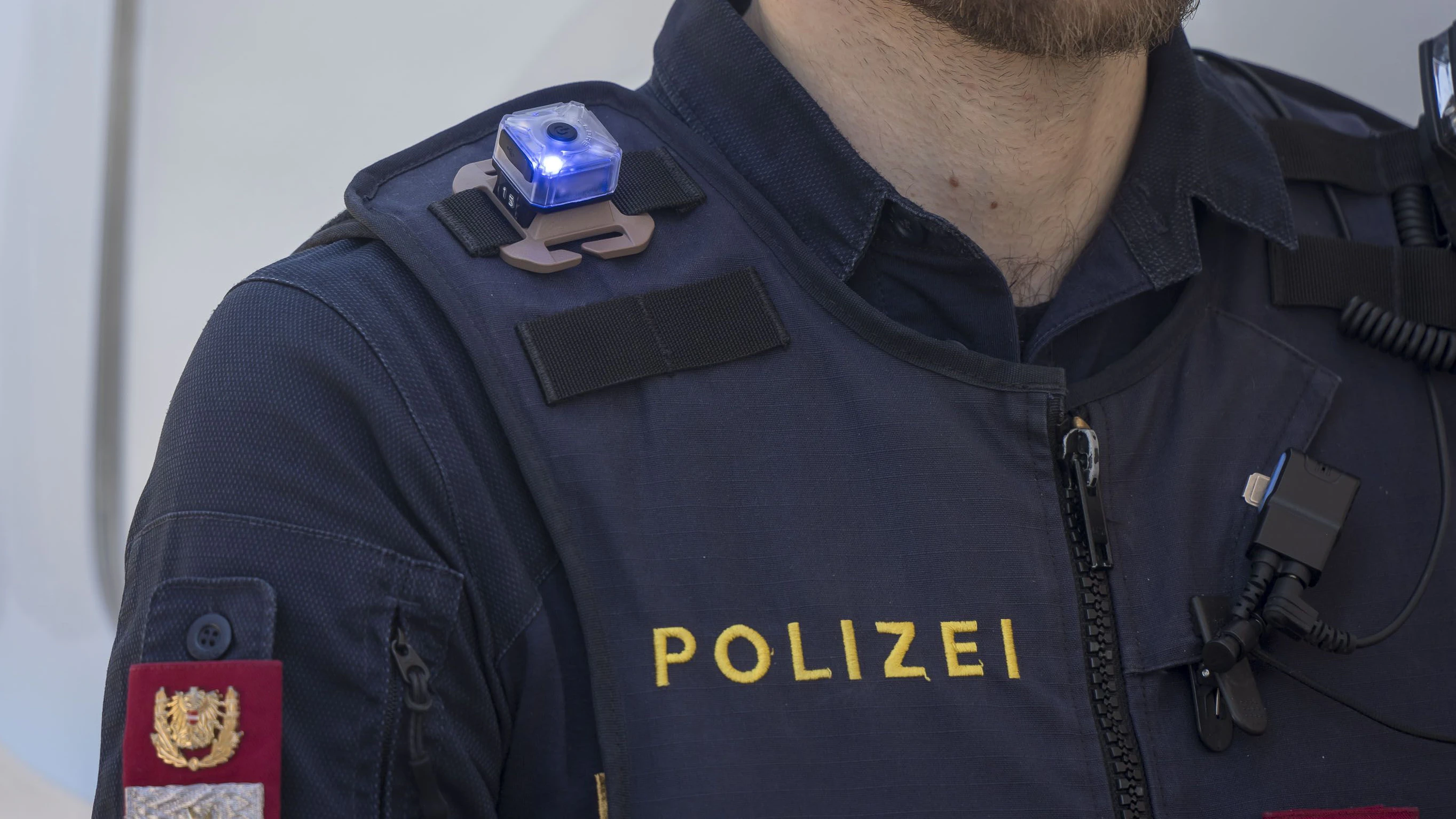 Polizisten fanden den Mann wegen seines auffälligen Outfits. 