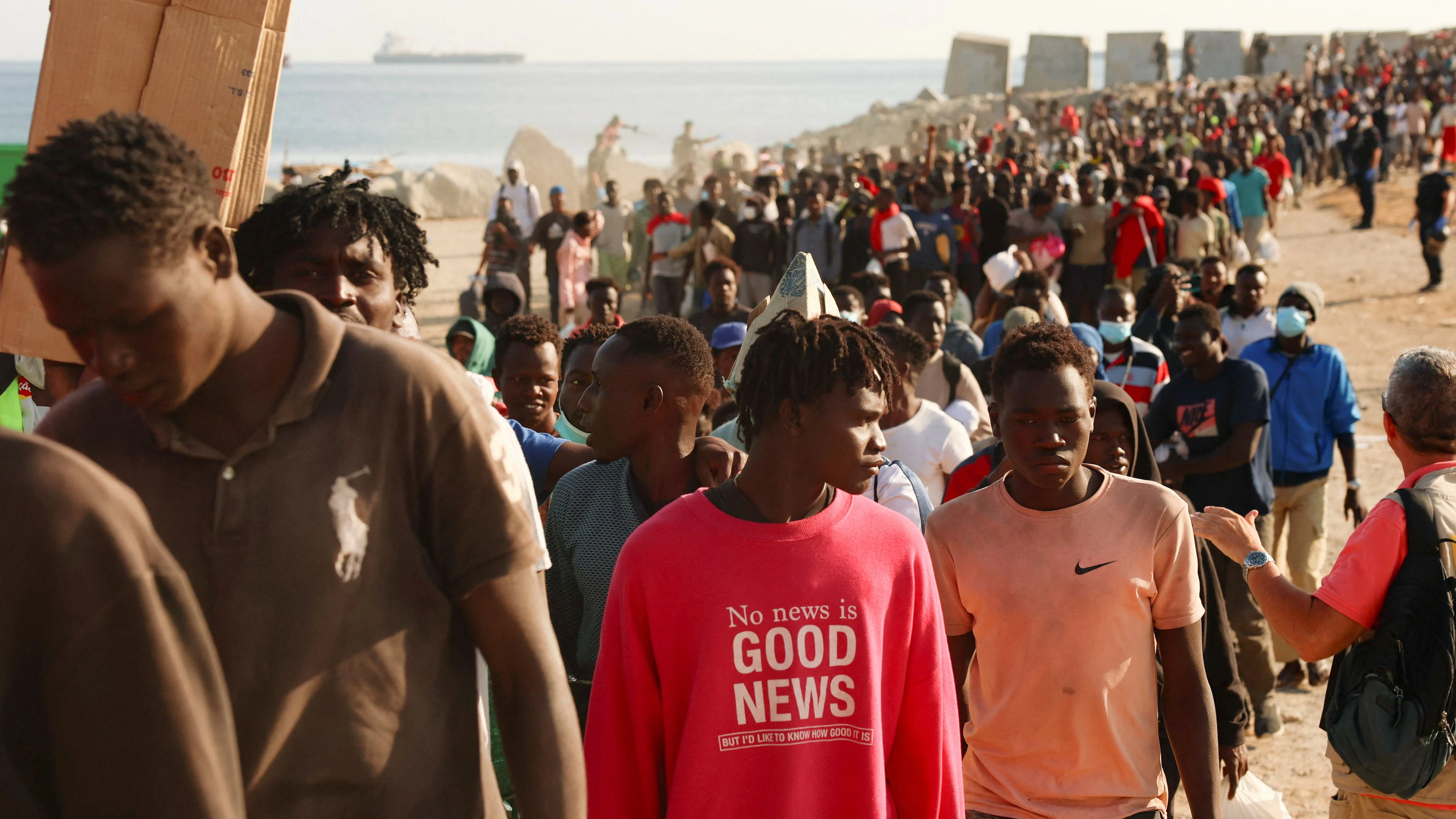 Spanien richtet in Ceuta zwei Flüchtlingslager ein. (Symbolbild)