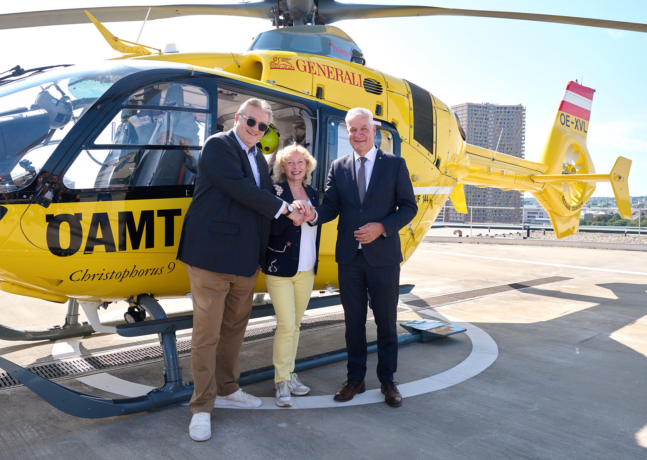 Wiens Gesundheitsstadtrat Peter Hacker (SP), NÖ-Landesräte Eva Prischl (SP) und Anton Kasser (VP).