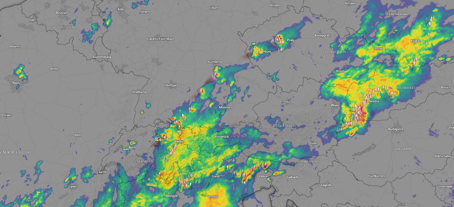 Heute.at - Nächste Unwetter-Welle mit Sturm und Hagel ist fast da