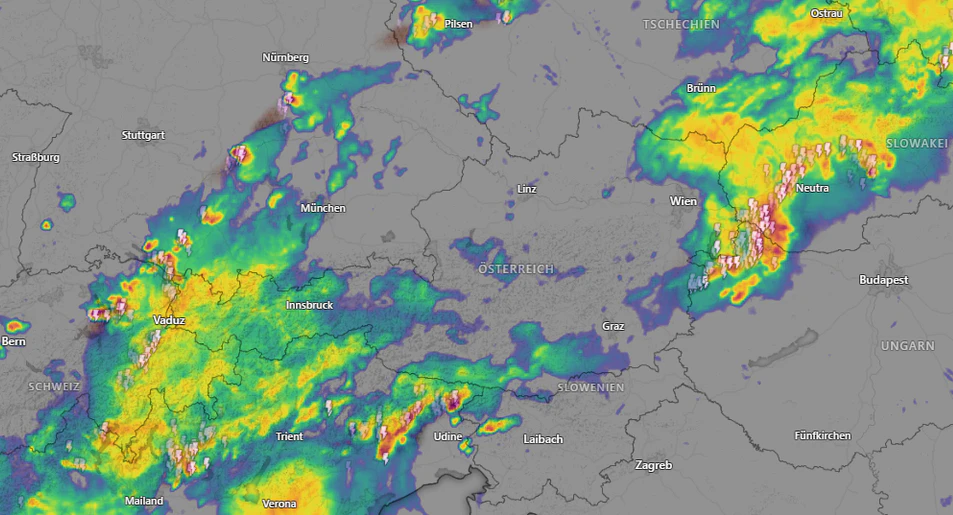 Heute.at - Nächste Unwetter-Welle mit Sturm und Hagel ist fast da