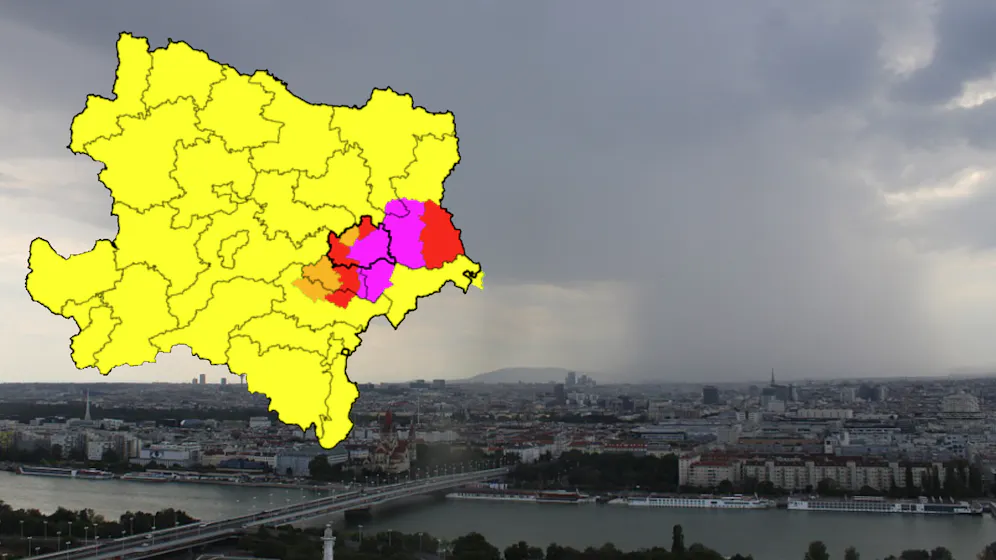 Heute.at - Warnstufe Violett! Wetter-Experten warnen alle Wiener