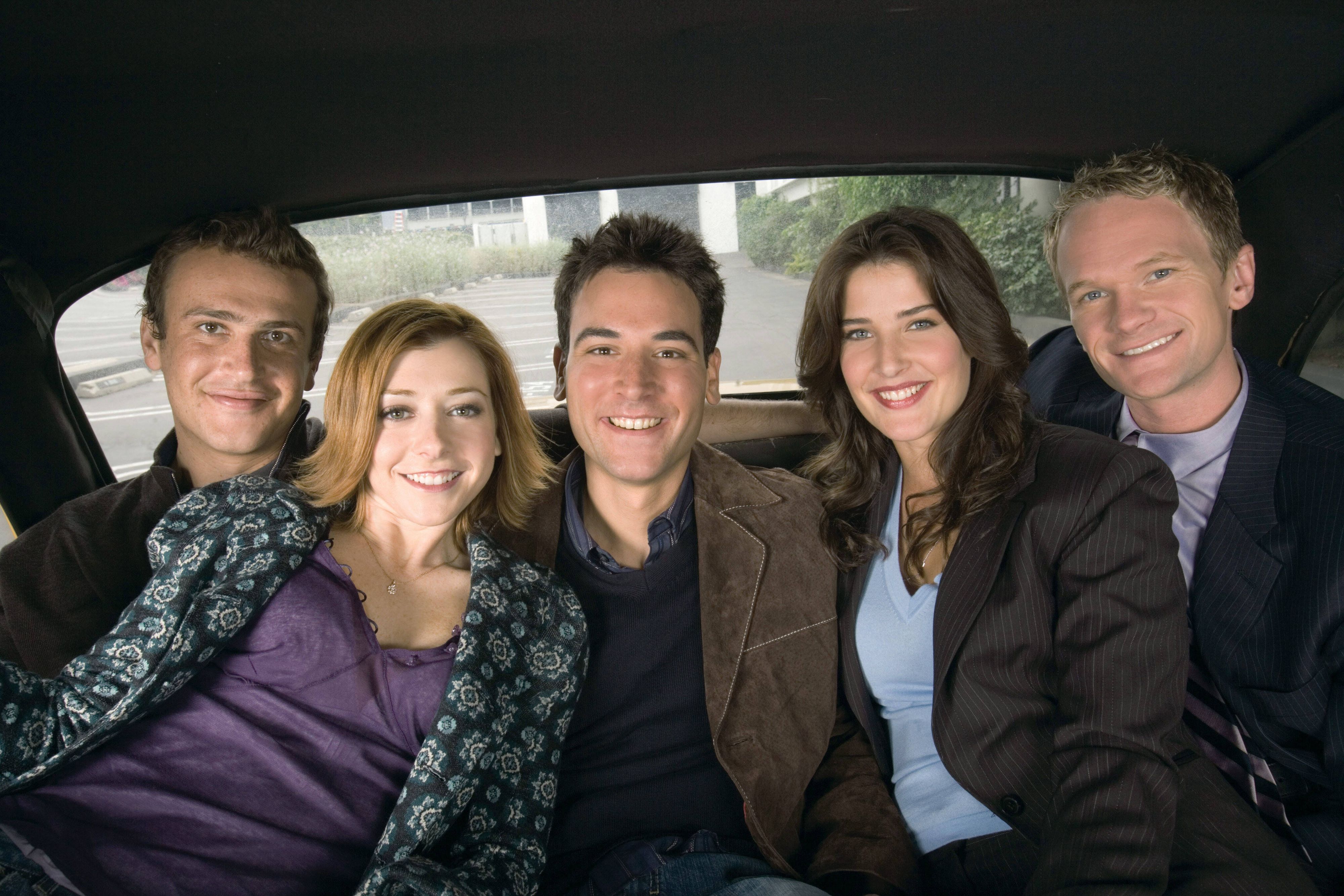 Jason Segel, Alyson Hannigan, Josh Radnor, Cobie Smulders und Neil Patrick Harris (v.l.) in der Nullerjahre-Kultserie 