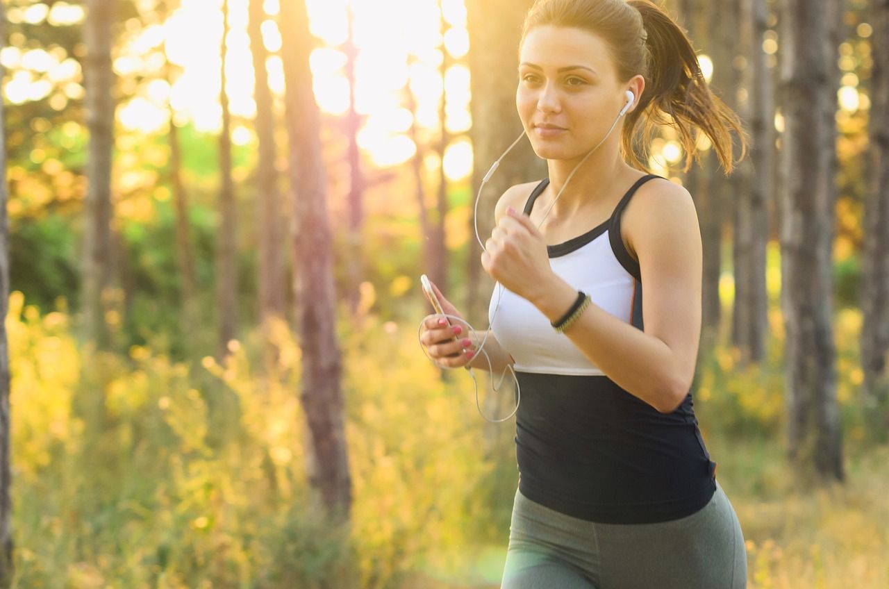 Frau beim Joggen