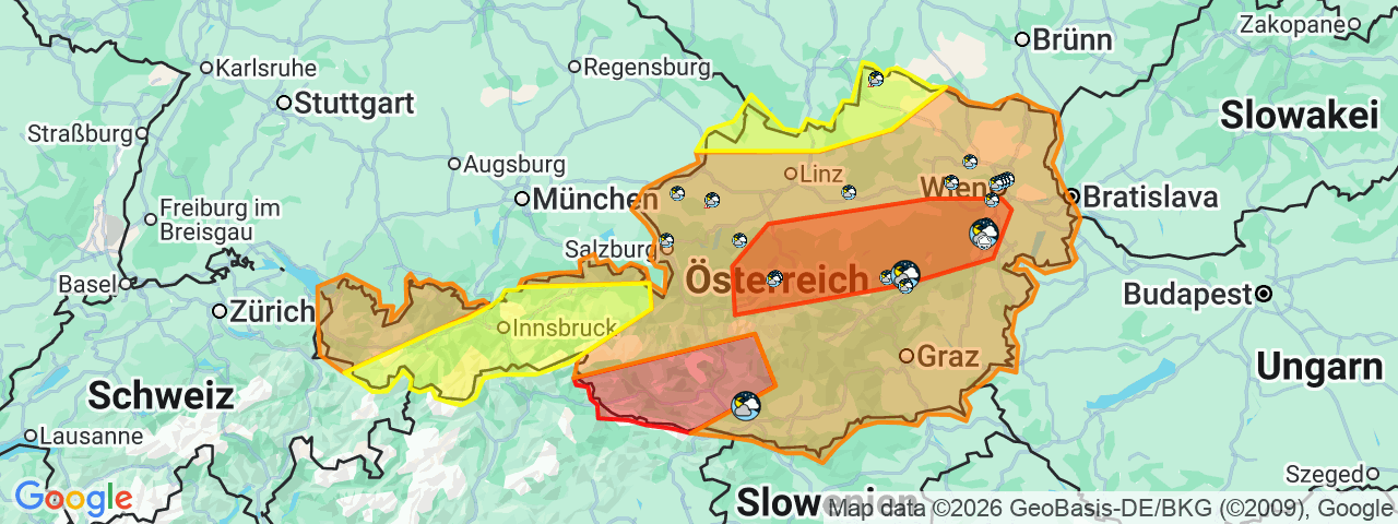 Heute.at - Hohe Unwettergefahr – Superzelle zieht bis nach Wien