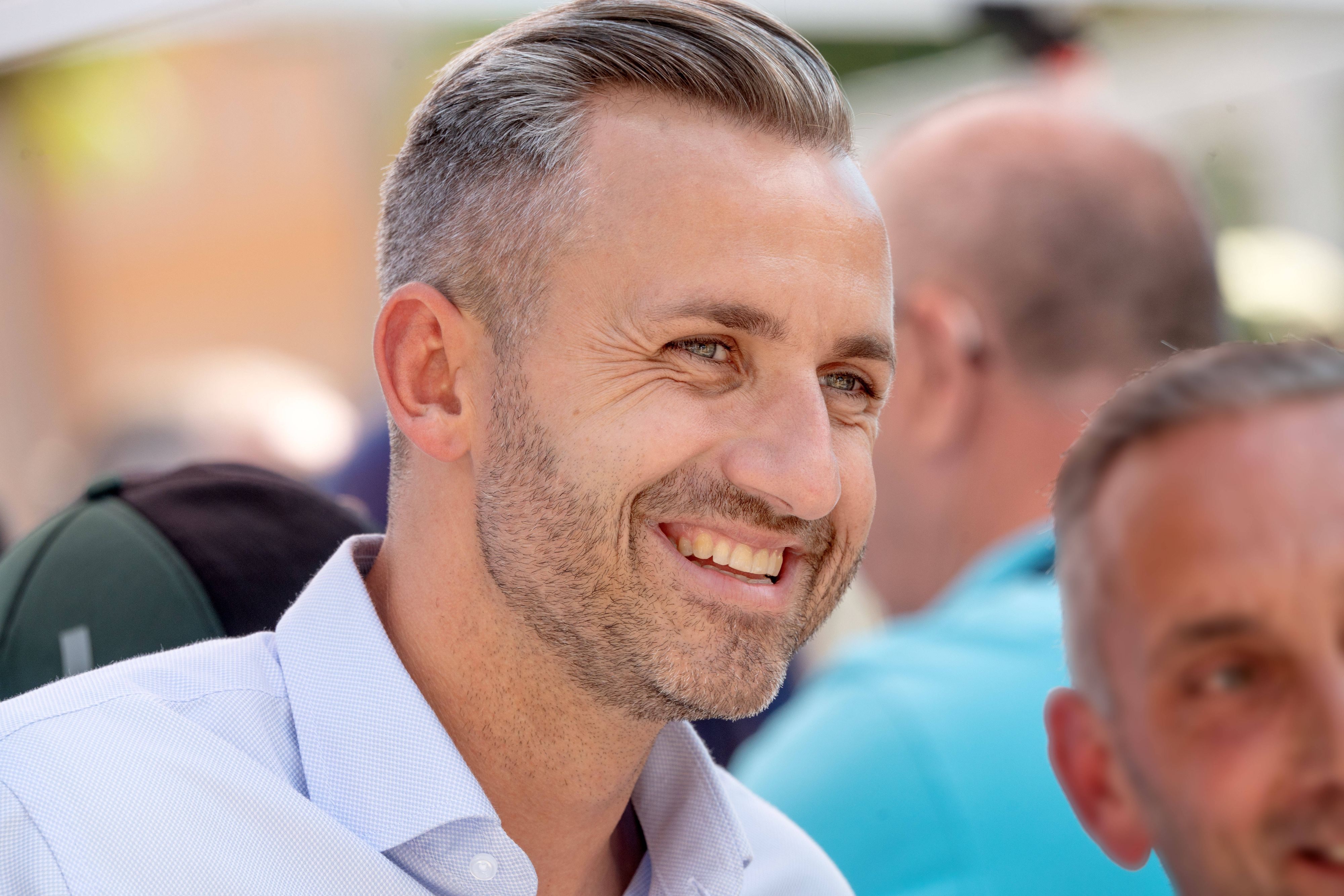<strong>Ulrich Siegmund</strong>, AfD-Spitzenkandidat auf Wahlkampftour in Sachsen-Anhalt.