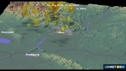 Heute.at - Video zeigt, wie heftige Gewitter um Wien wüten