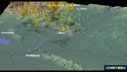 Heute.at - Video zeigt, wie heftige Gewitter um Wien wüten