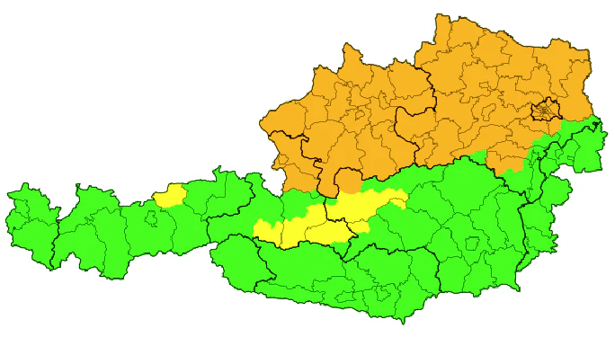 <strong>Sturm</strong>: Die aktuellen Warnungen betreffen vor allem den Norden Österreichs.