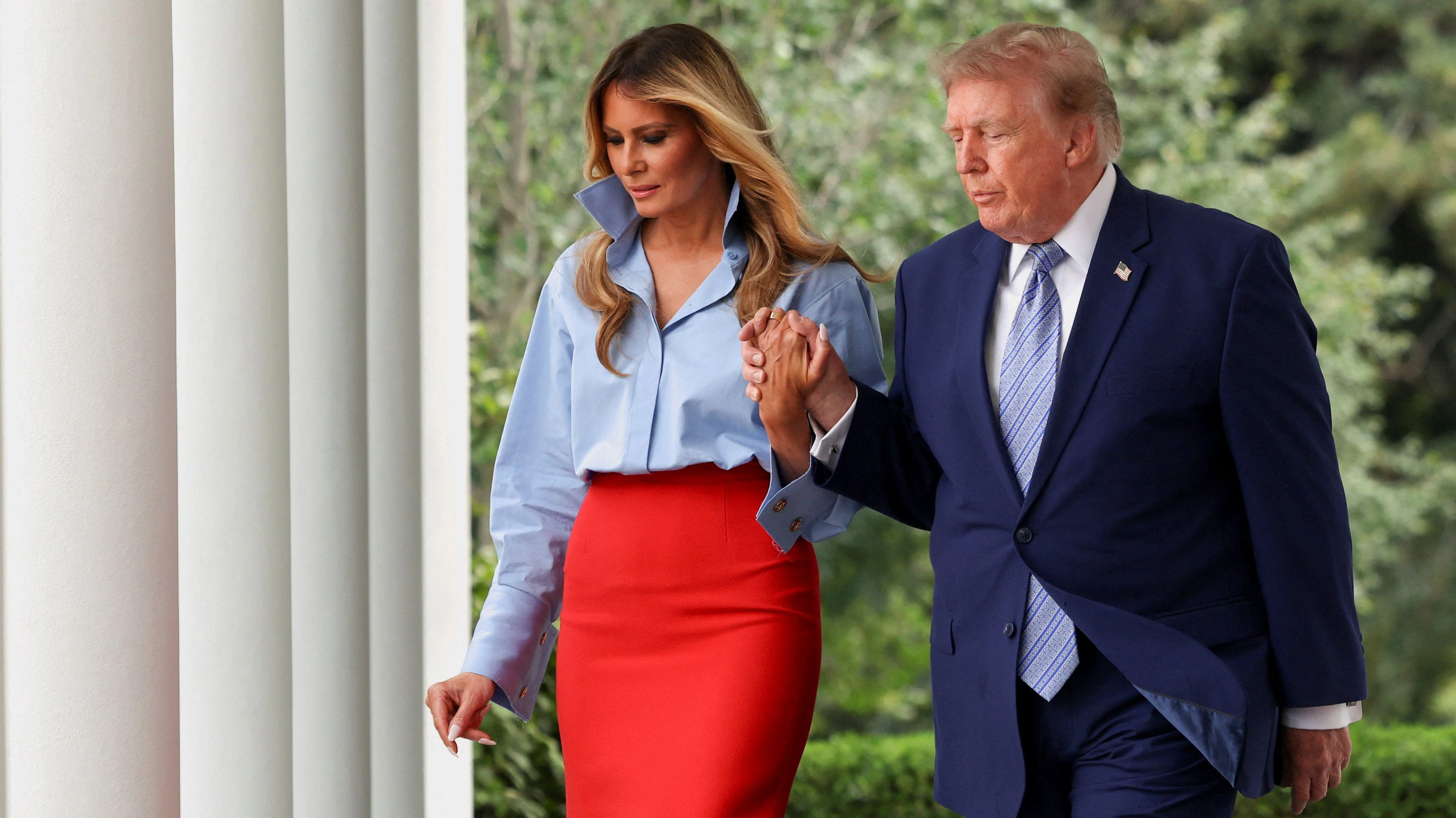 Heute.at - Melania Trump 1 Monat verschollen, jetzt ist sie zurück