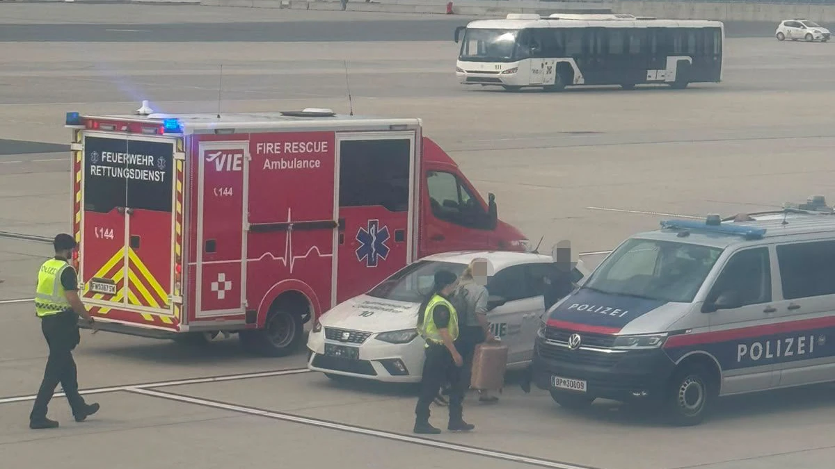 Mann will Wasser, dann stehen 7 Polizisten im Flieger