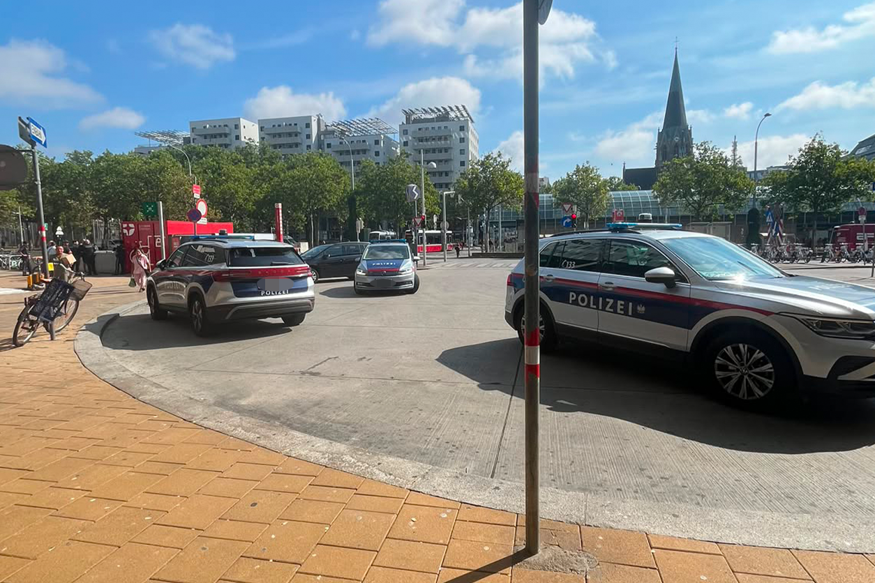Polizei-Einsatz am Wiener Westbahnhof (Archivbild)