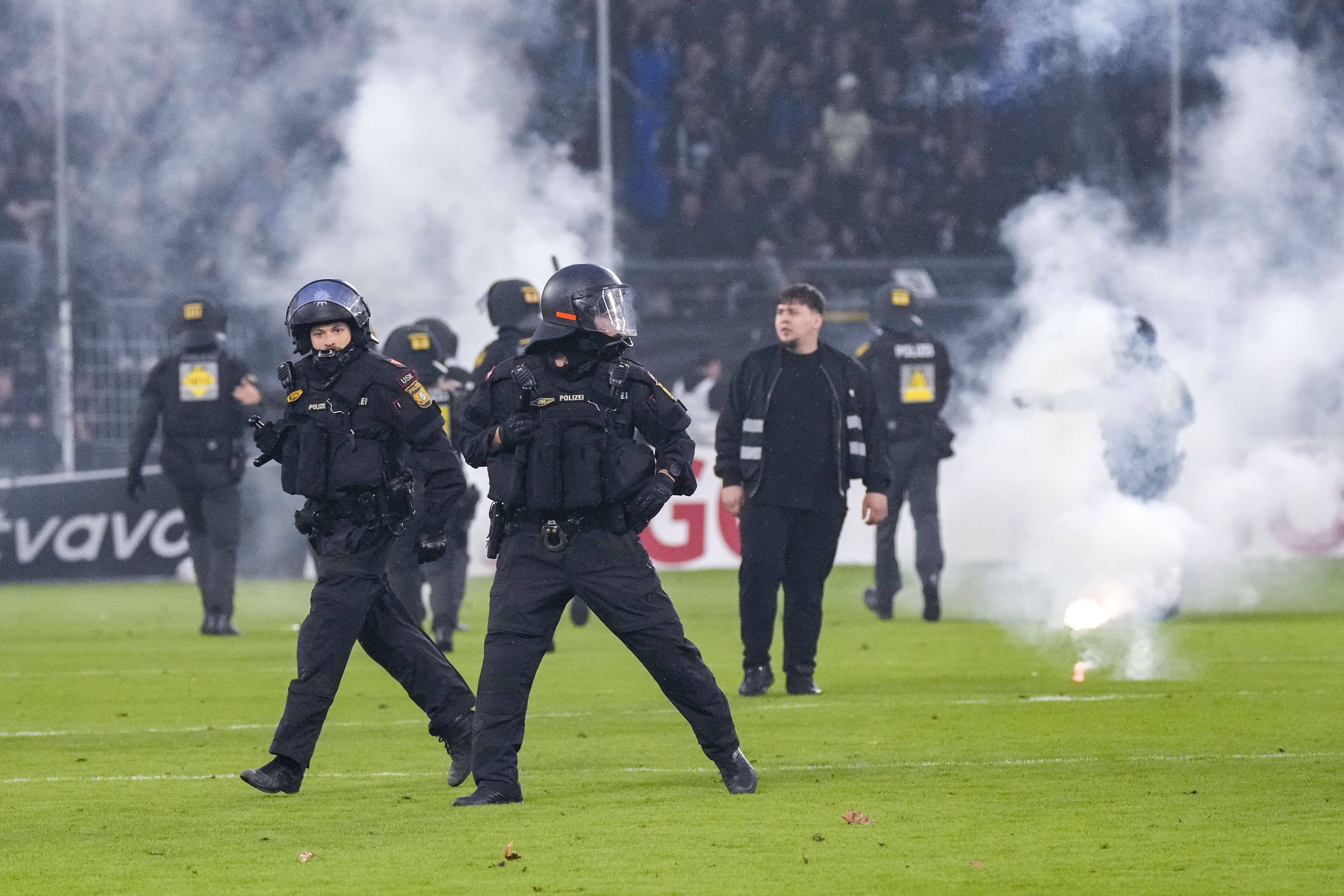 Derby-Eskalation zwischen Mannheim und Lautern. 