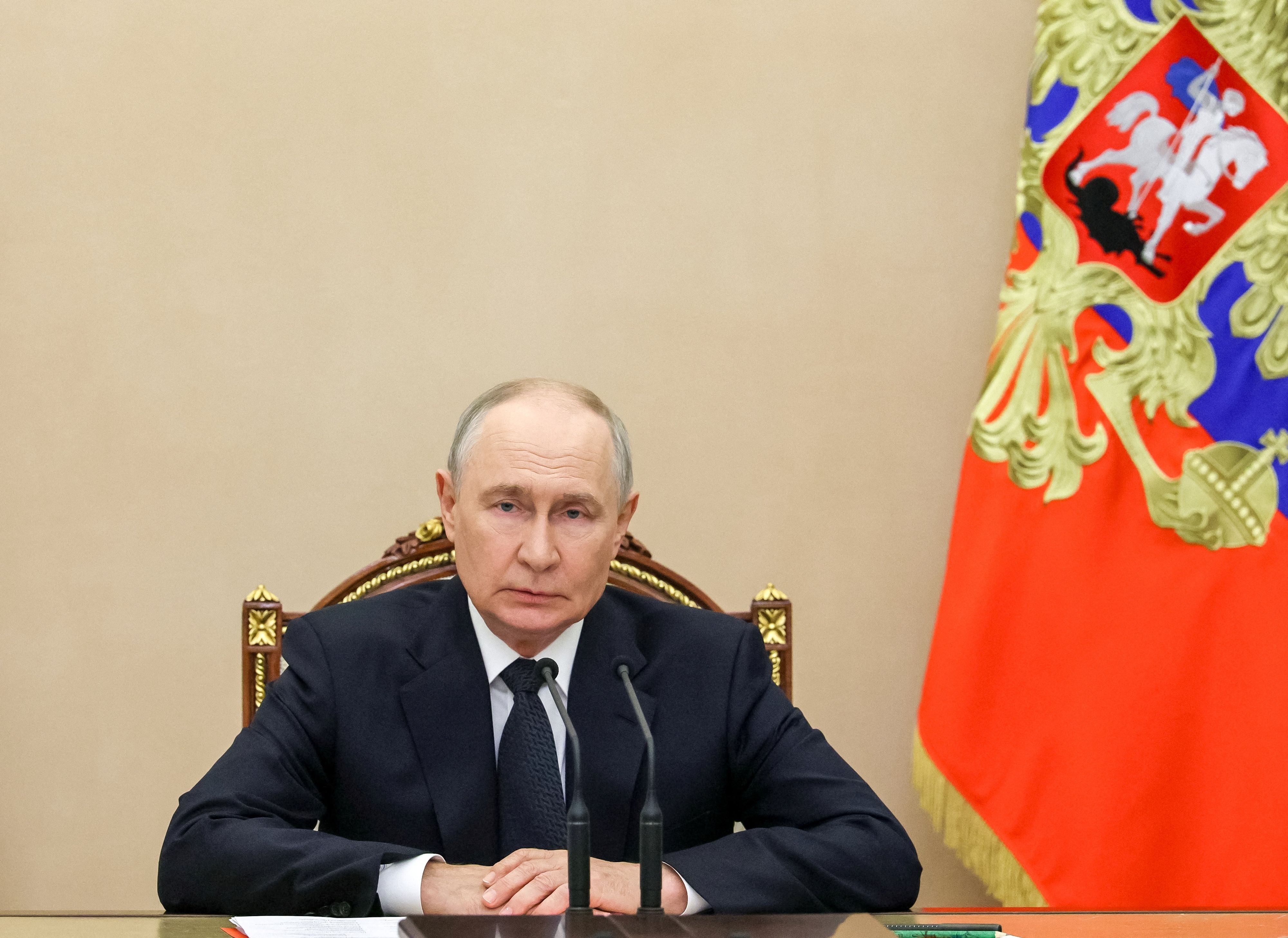 Wladimir Putin hat der Ukraine gedroht.