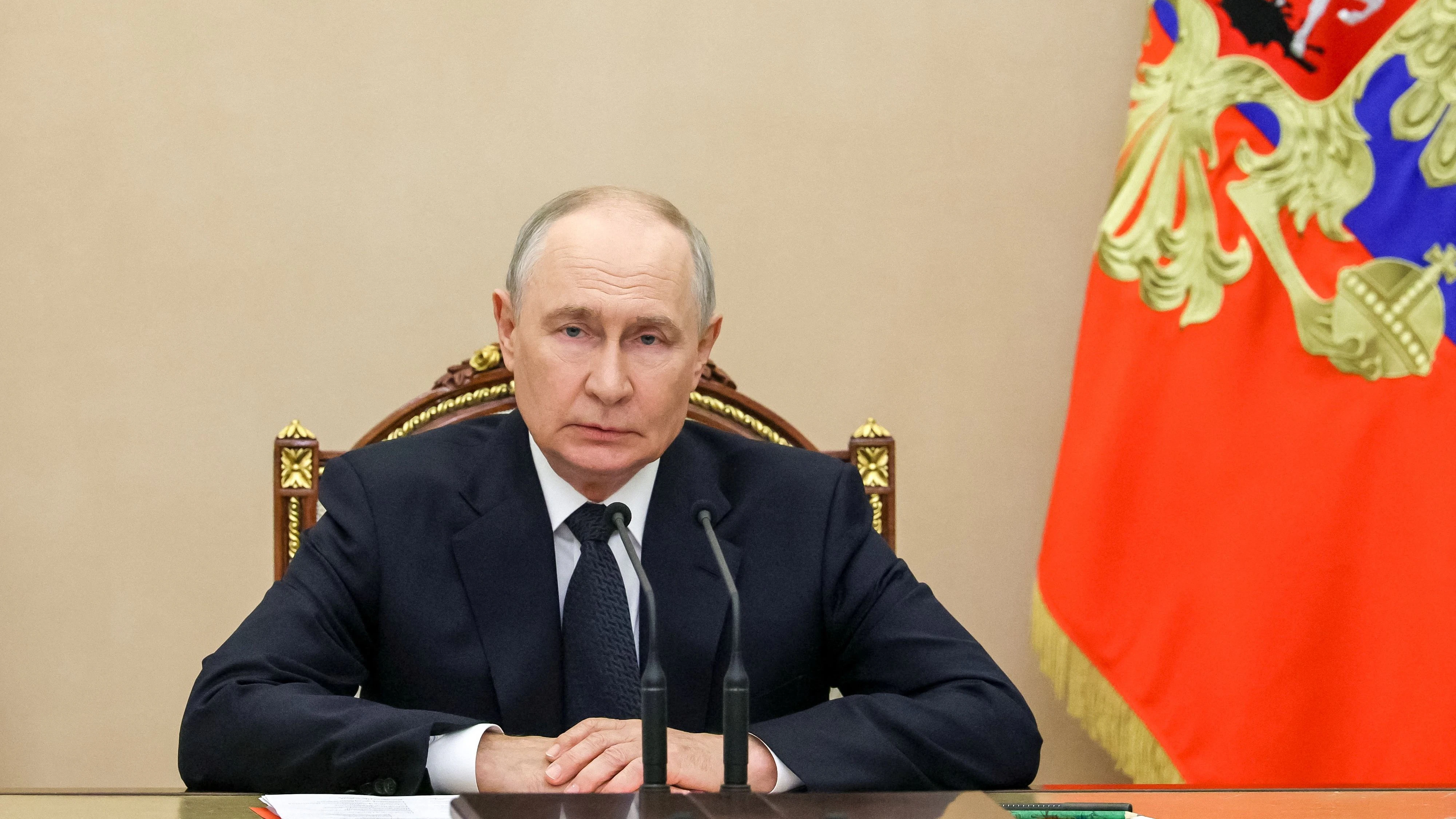 Wladimir Putin hat der Ukraine gedroht.