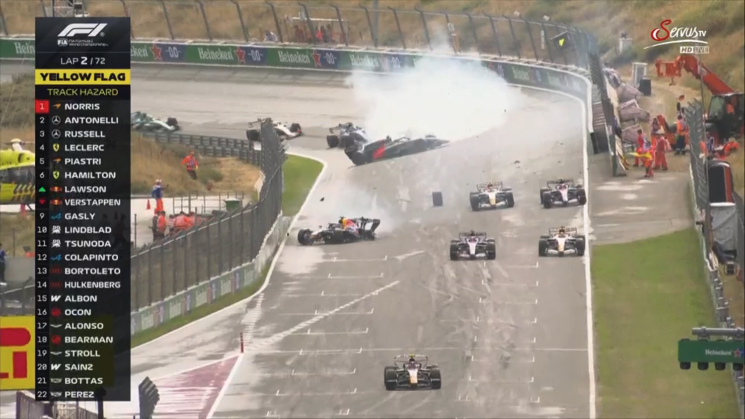 Max Verstappen schlägt in Zandvoort ein