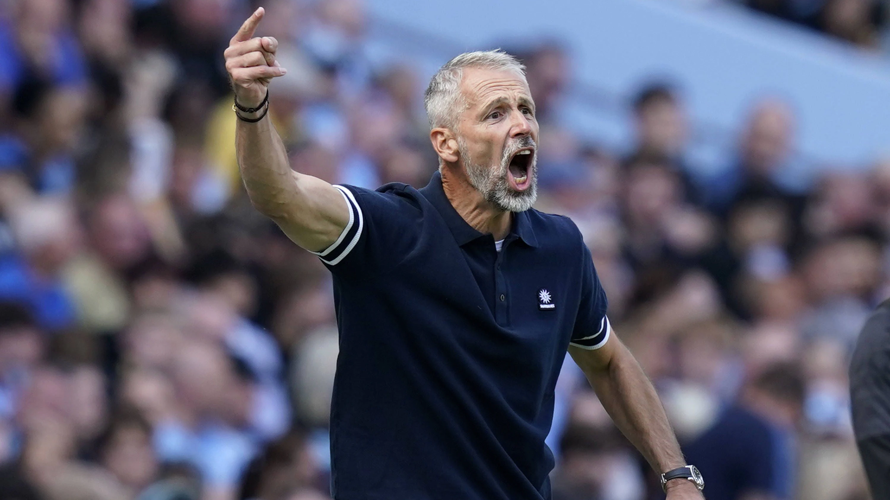Marco Rose verlor sein Premier-League-Debüt. 