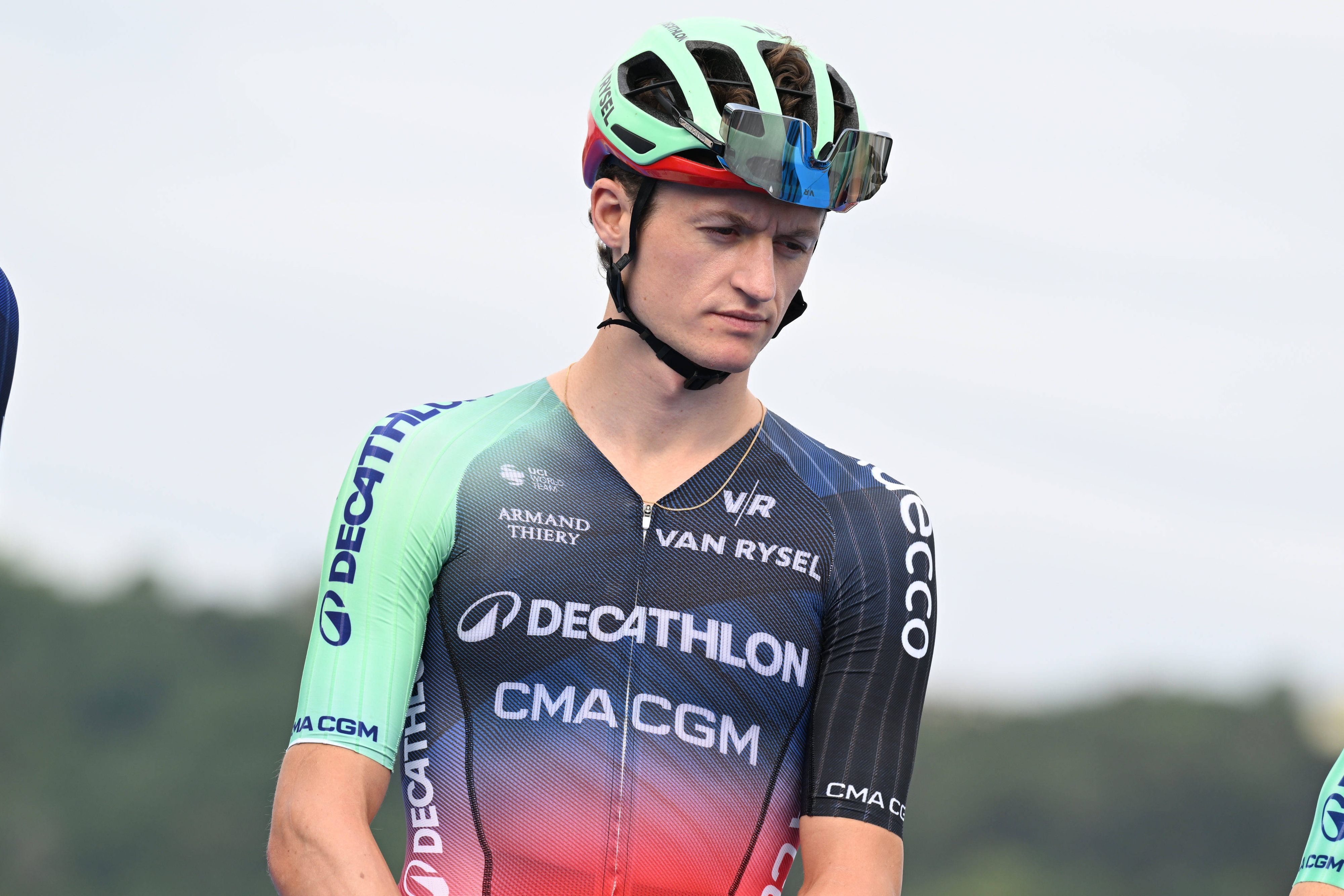 Felix Gall bei der zweiten Etappe der Vuelta.