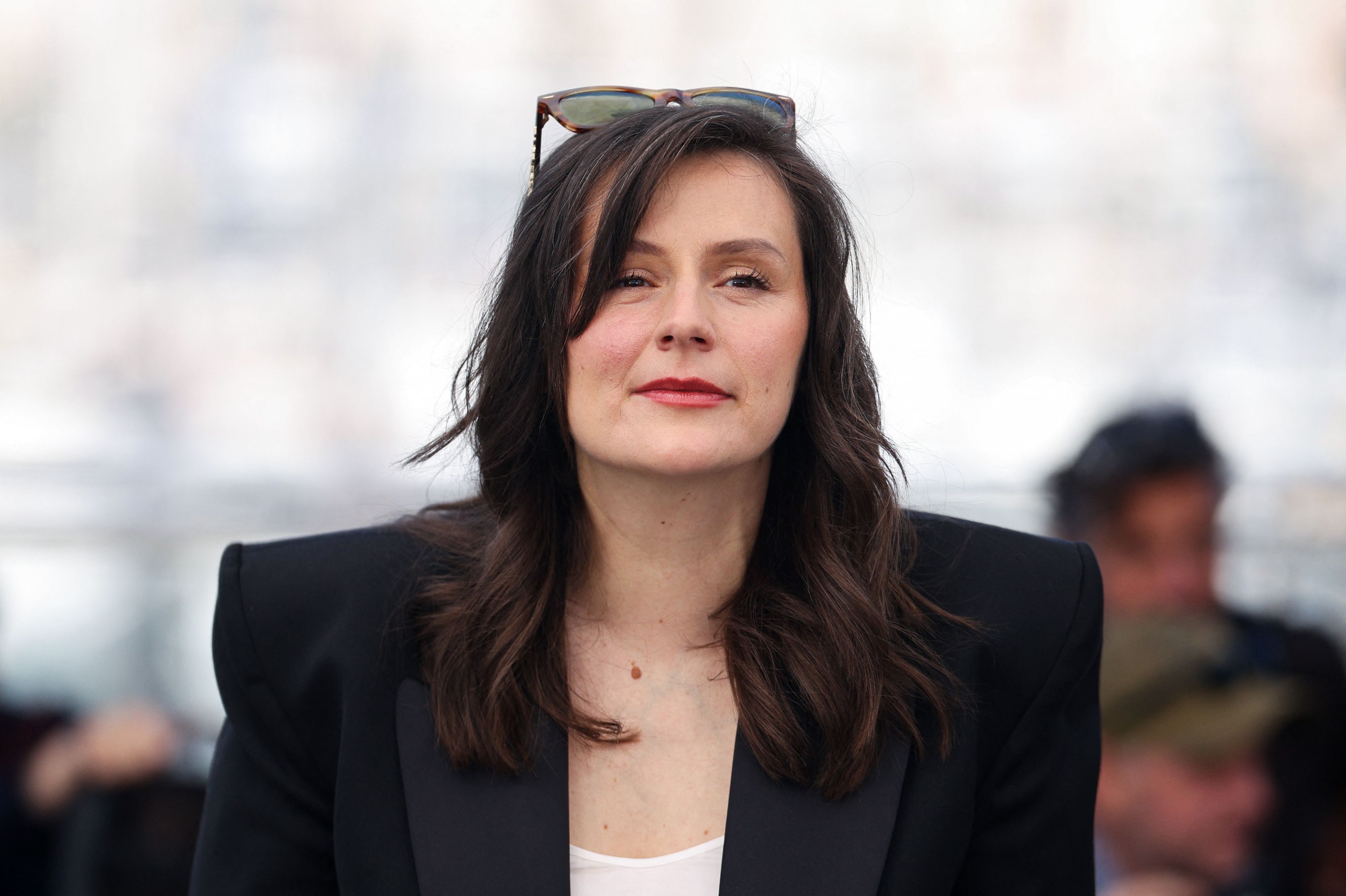 Regisseurin Sandra Wollner posiert bei einem Fototermin für den Film „Everytime“, der in der Kategorie „Un Certain Regard“ bei den 79. Filmfestspielen von Cannes präsentiert wird. 