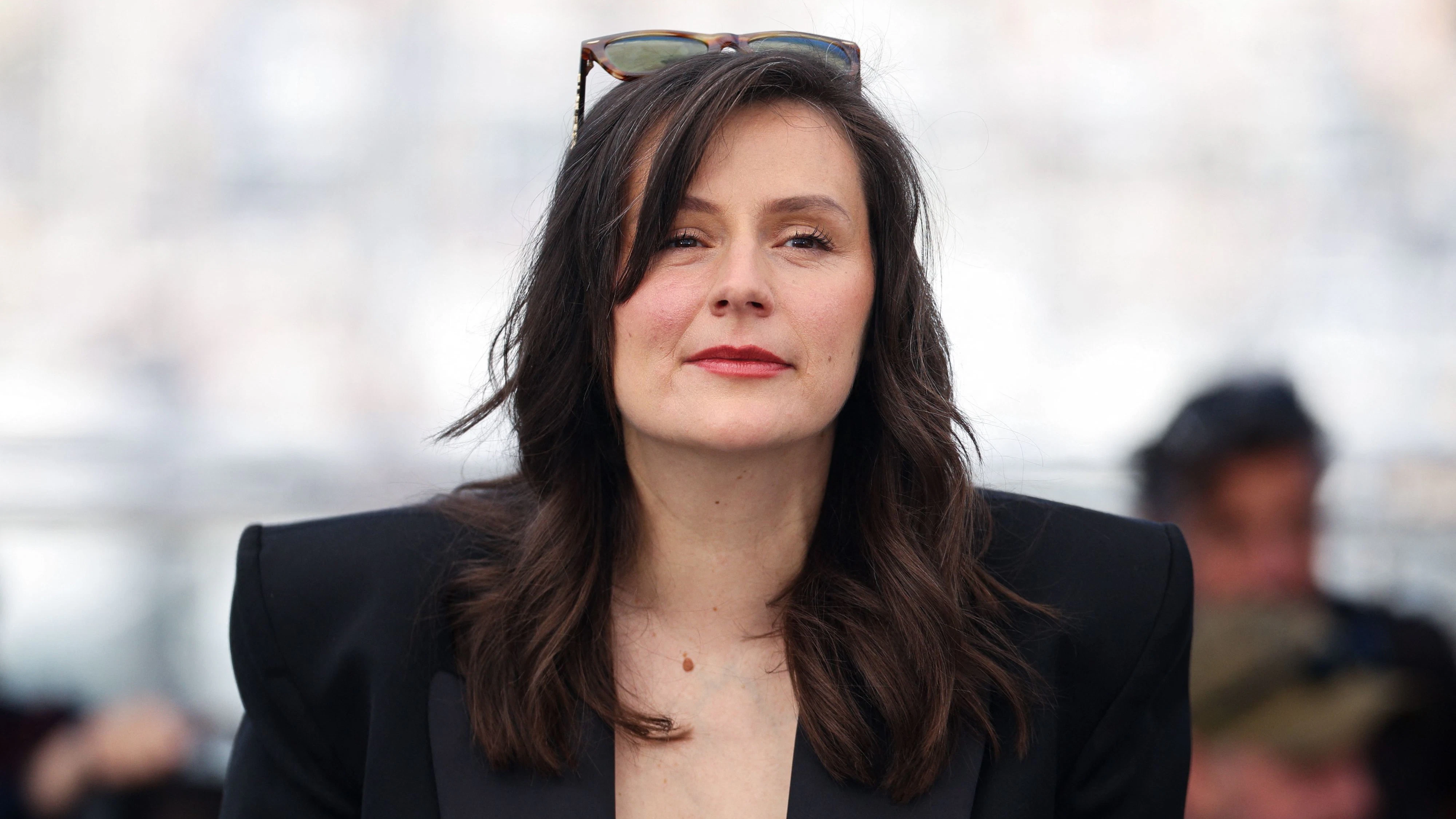 Regisseurin Sandra Wollner posiert bei einem Fototermin für den Film „Everytime“, der in der Kategorie „Un Certain Regard“ bei den 79. Filmfestspielen von Cannes präsentiert wird. 