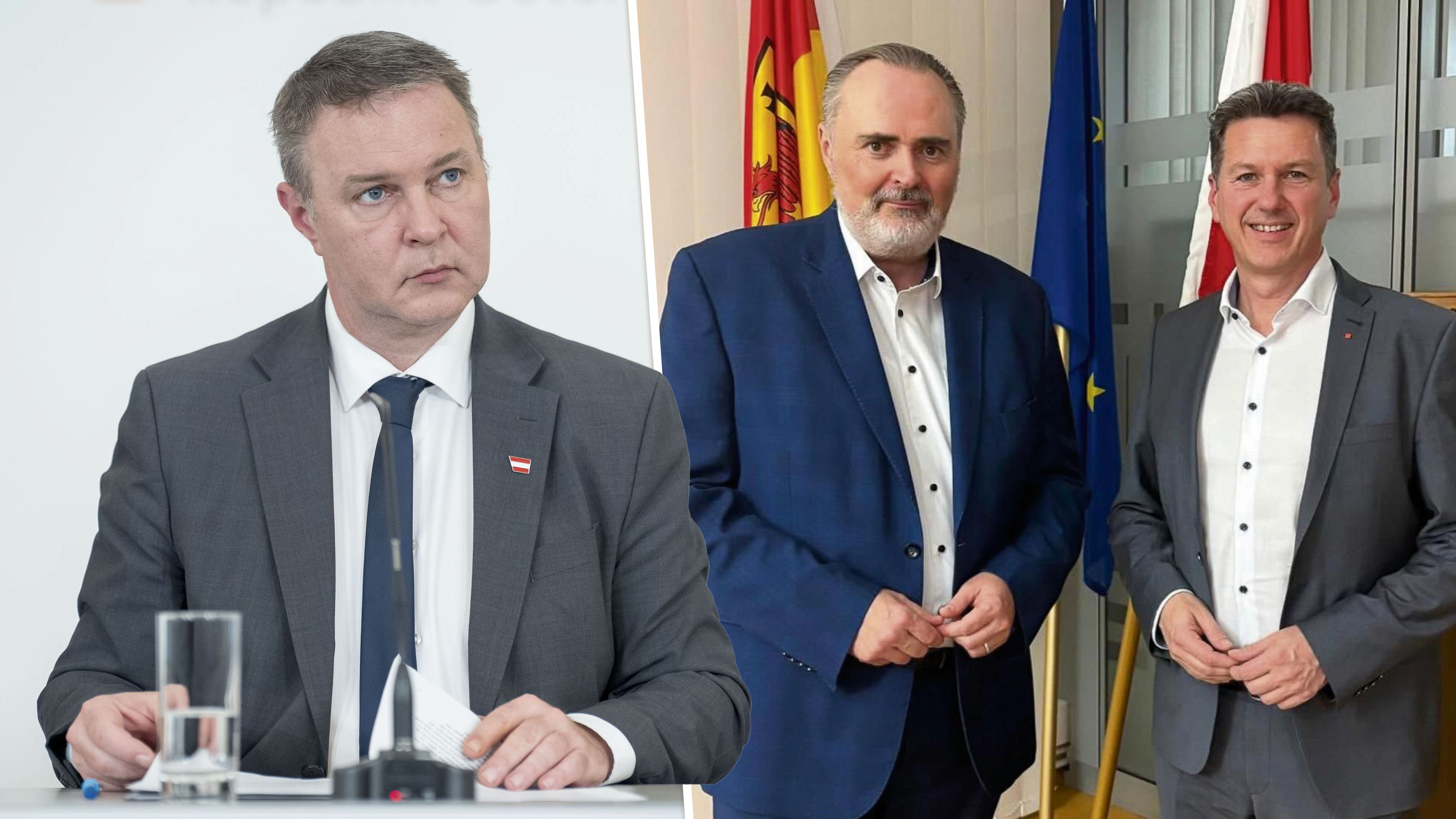 Doskozil, Fellner zerpflücken Babler-Gesetz
