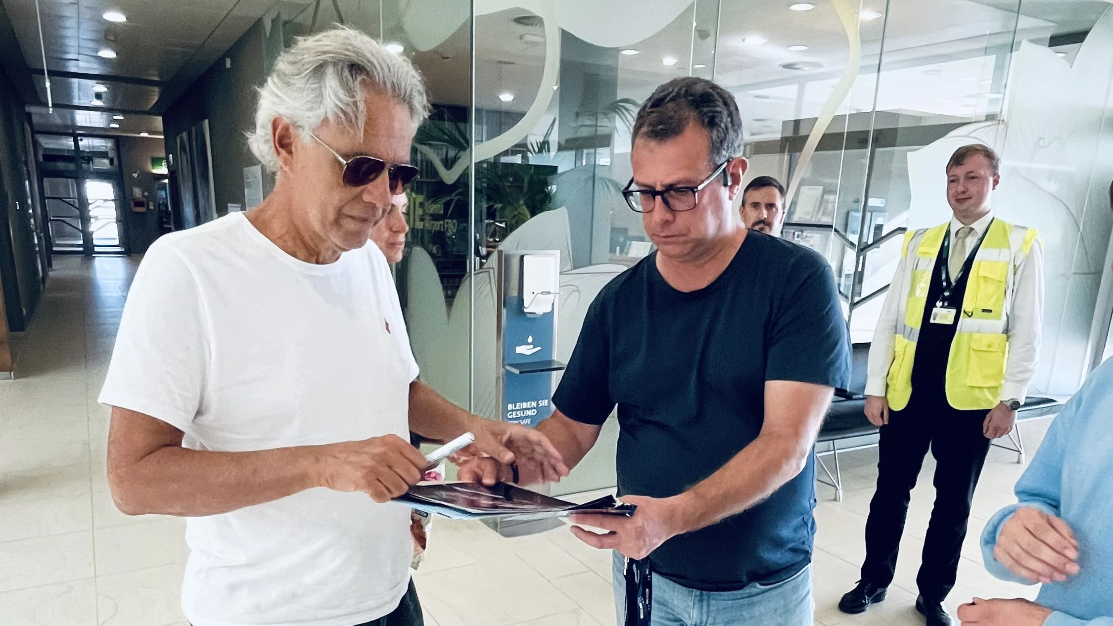 Andrea Bocelli nahm sich Zeit für seine Fans