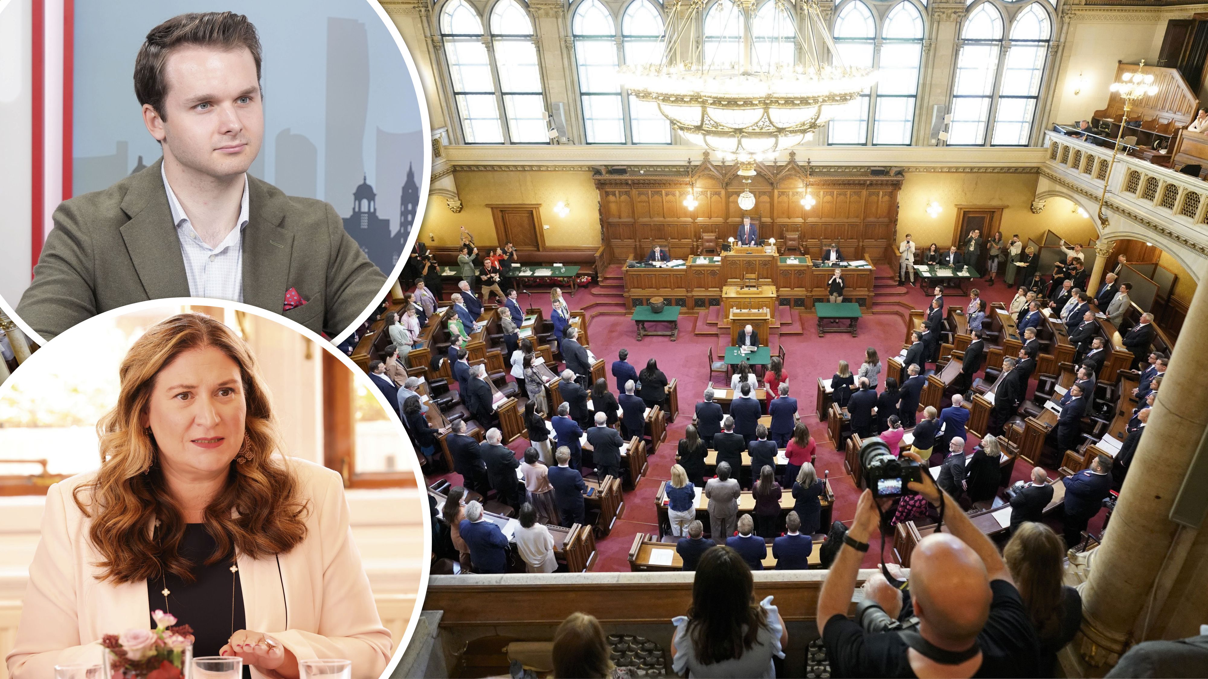 ÖVP-Klubobmann Harald Zierfuß übt harsche Kritik an der Stadtregierung, Vizebürgermeisterin Barbara Novak (SPÖ) weist diese zurück.