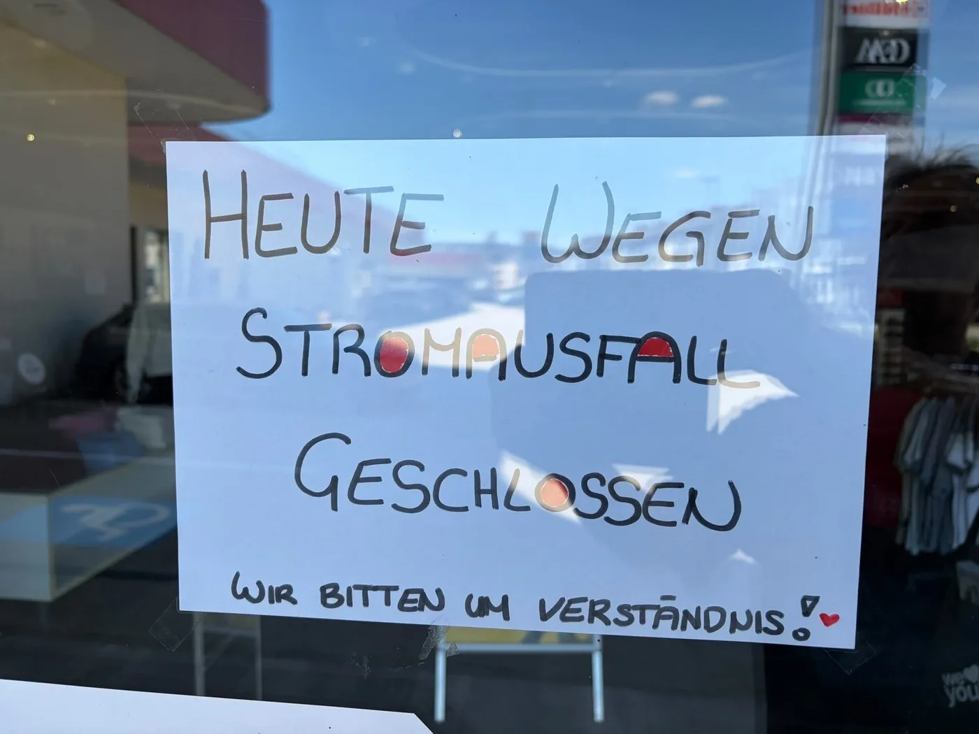 Einige Geschäfte in Völkermarkt sind wegen des Stromausfalls geschlossen.