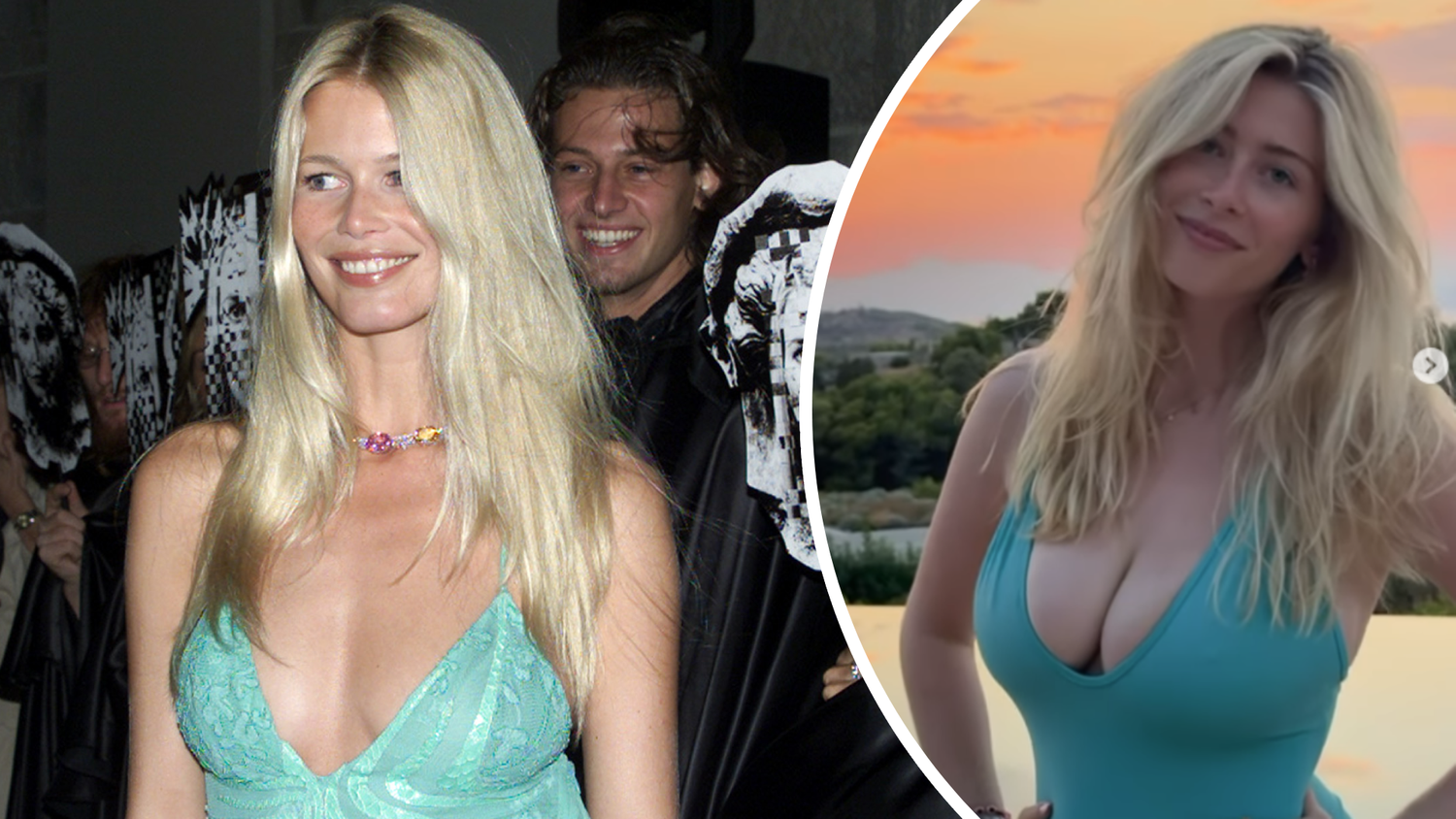 Die Ähnlichkeit von Clementine zu Mama Claudia Schiffer ist kaum zu übersehen.