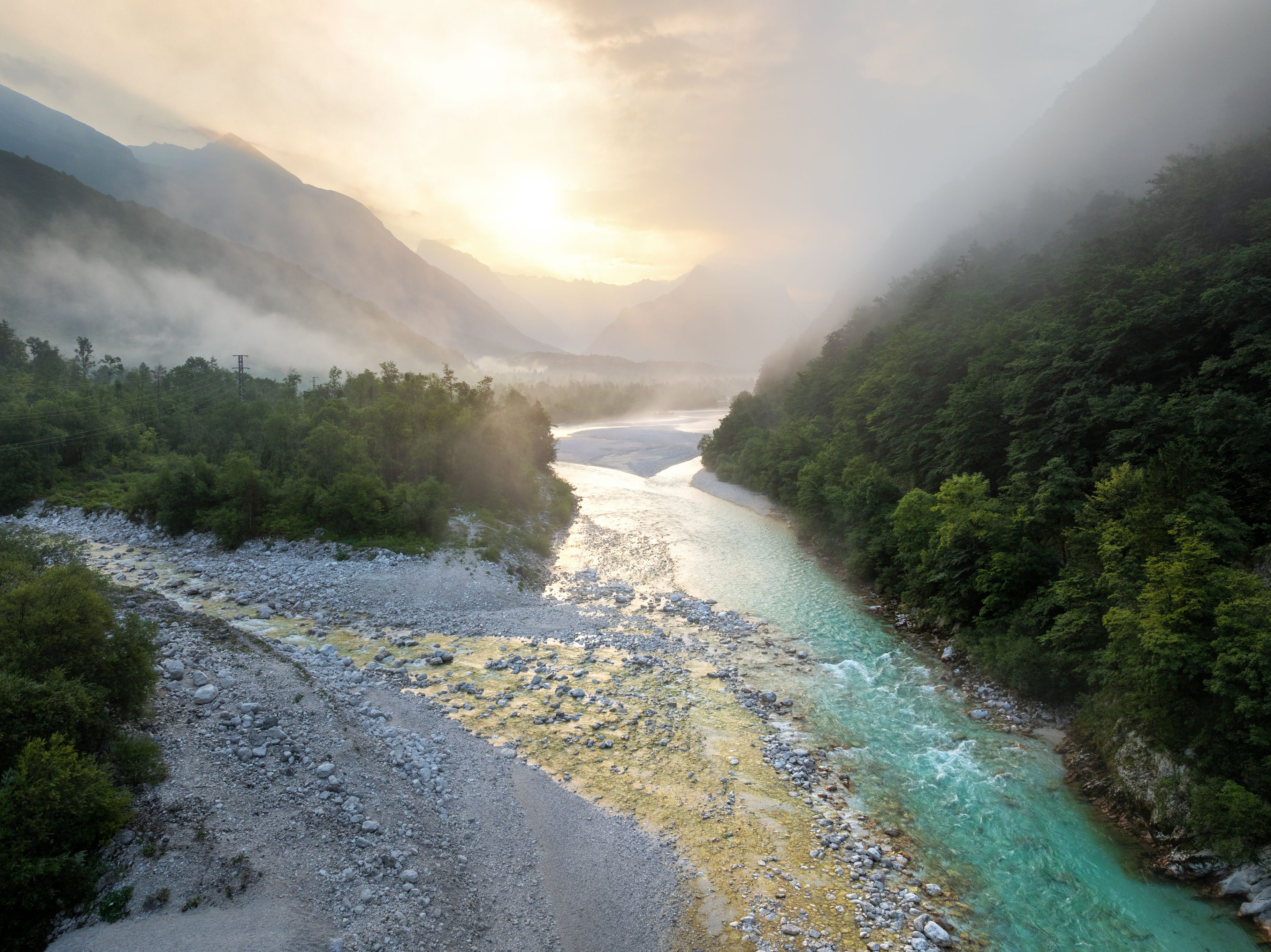 Der Mann starb nach einem Sprung in die Soča.