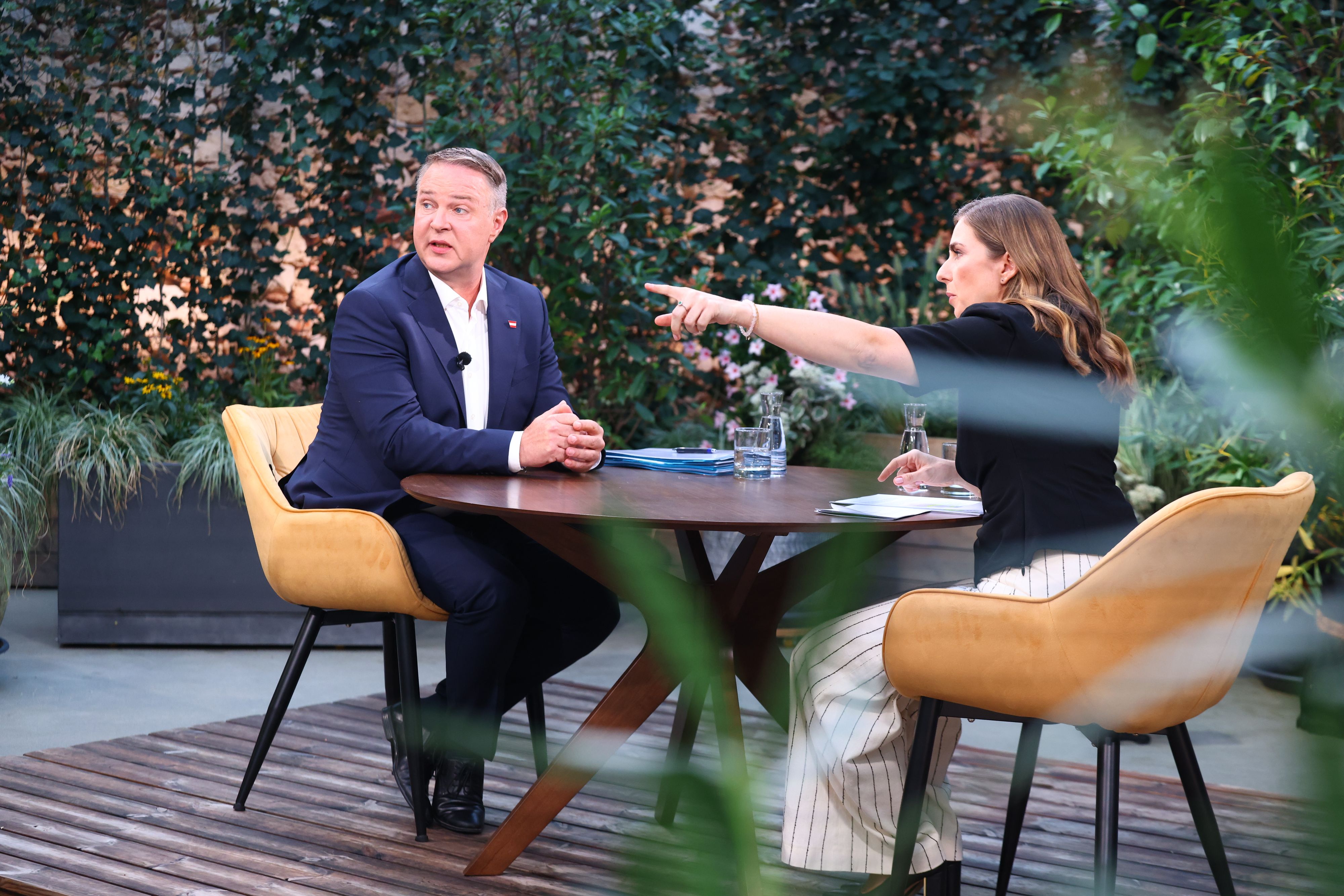 Die Richtung stimmt? SPÖ-Chef Andreas Babler vor seinem Sommergespräch im ORF mit Simone Stribl