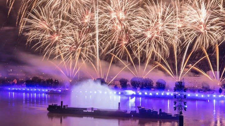Mächtige Show: die Klangwolke im vergangenen Jahr.