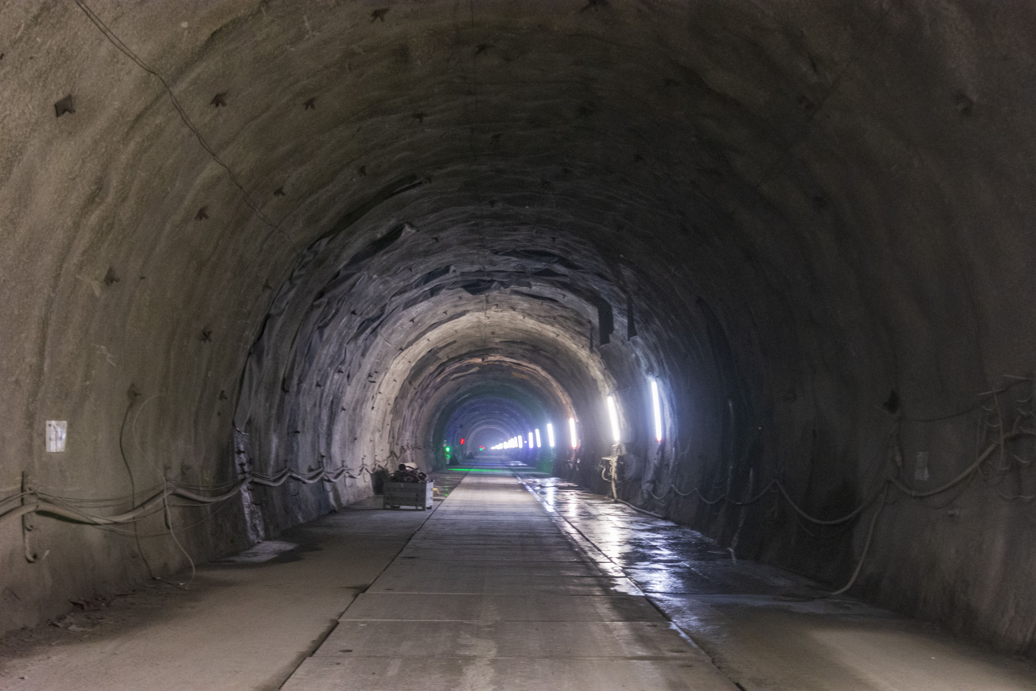 Steinach am Brenner, Brenner Base Tunnel (Brennerbasistunnel, Galleria di base del Brennero) in construction, centre tunnel in Wipptal, Tirol, Tyrol, Austria