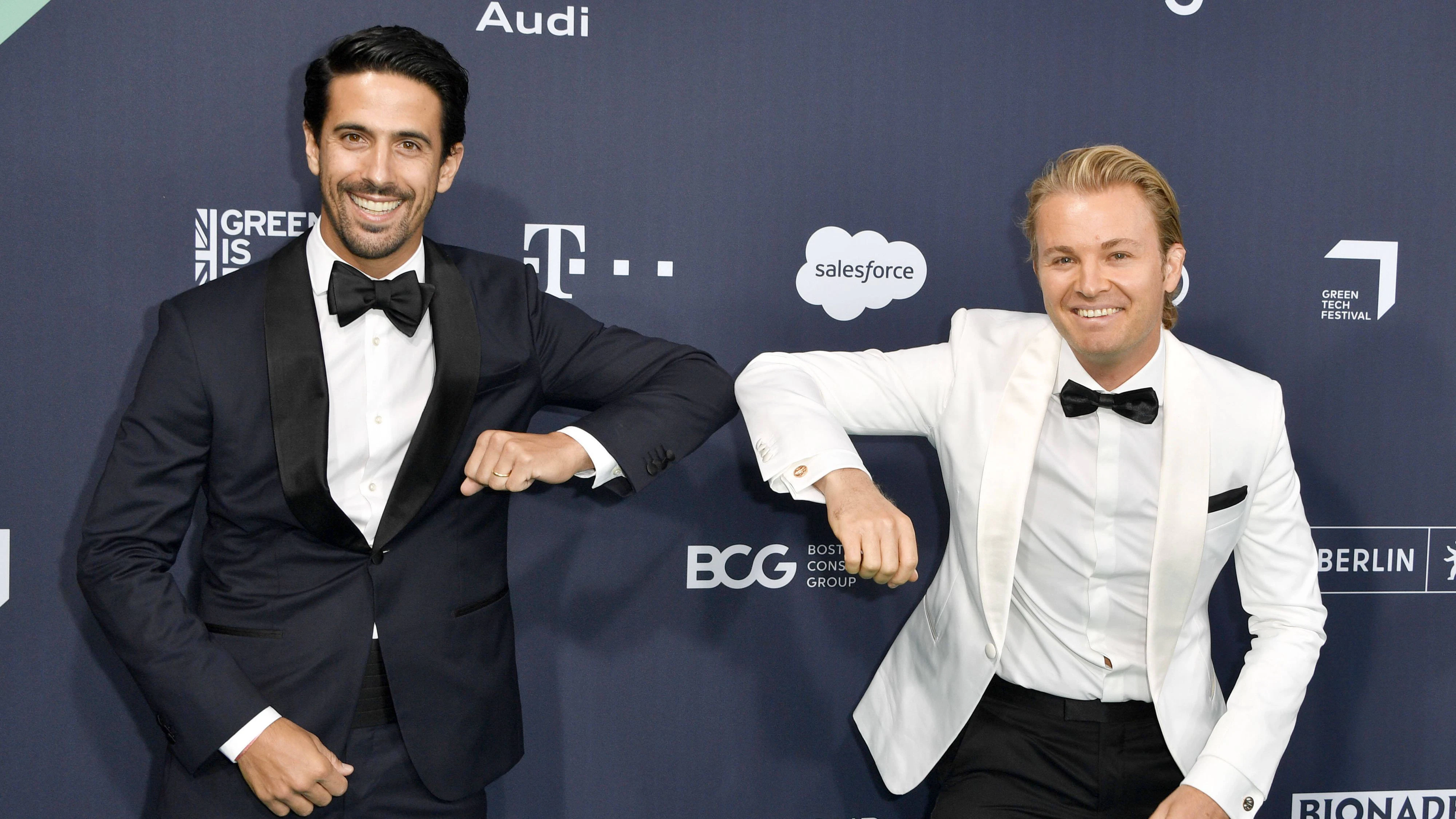 Bilder des Jahres 2020, Entertainment 09 September Entertainment Themen der Woche KW38 Lucas di Grassi und Nico Rosberg bei den Green Awards 2020 im Kraftwerk Berlin. Berlin, 18.09.2020 *** Lucas di Grassi and Nico Rosberg at the Green Awards 2020 at Kraftwerk Berlin Berlin, 18 09 2020 Foto:xF.xKernx/xFuturexImage