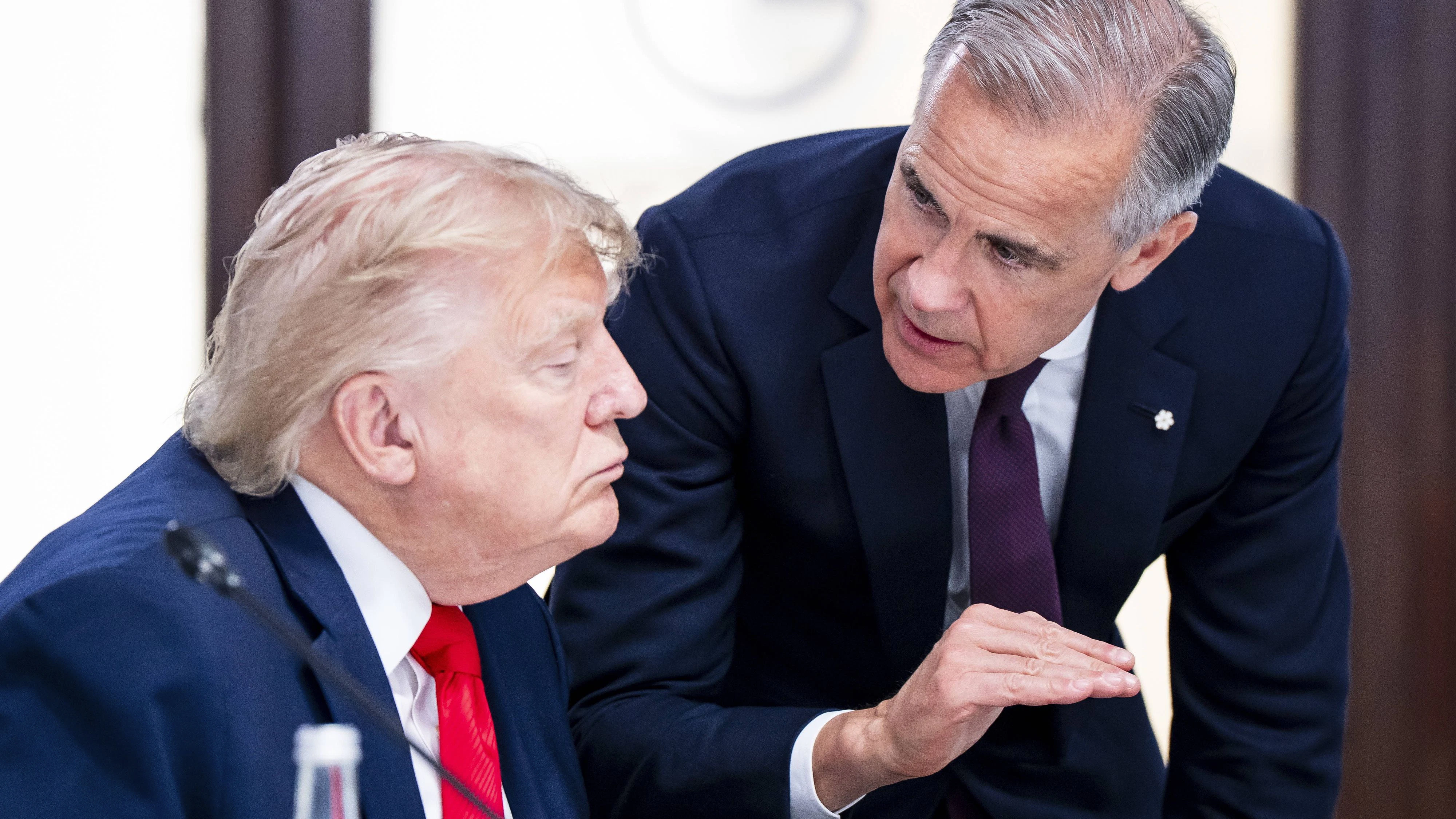 US-Präsident Donald Trump und Kanadas Premierminister Mark Carney.