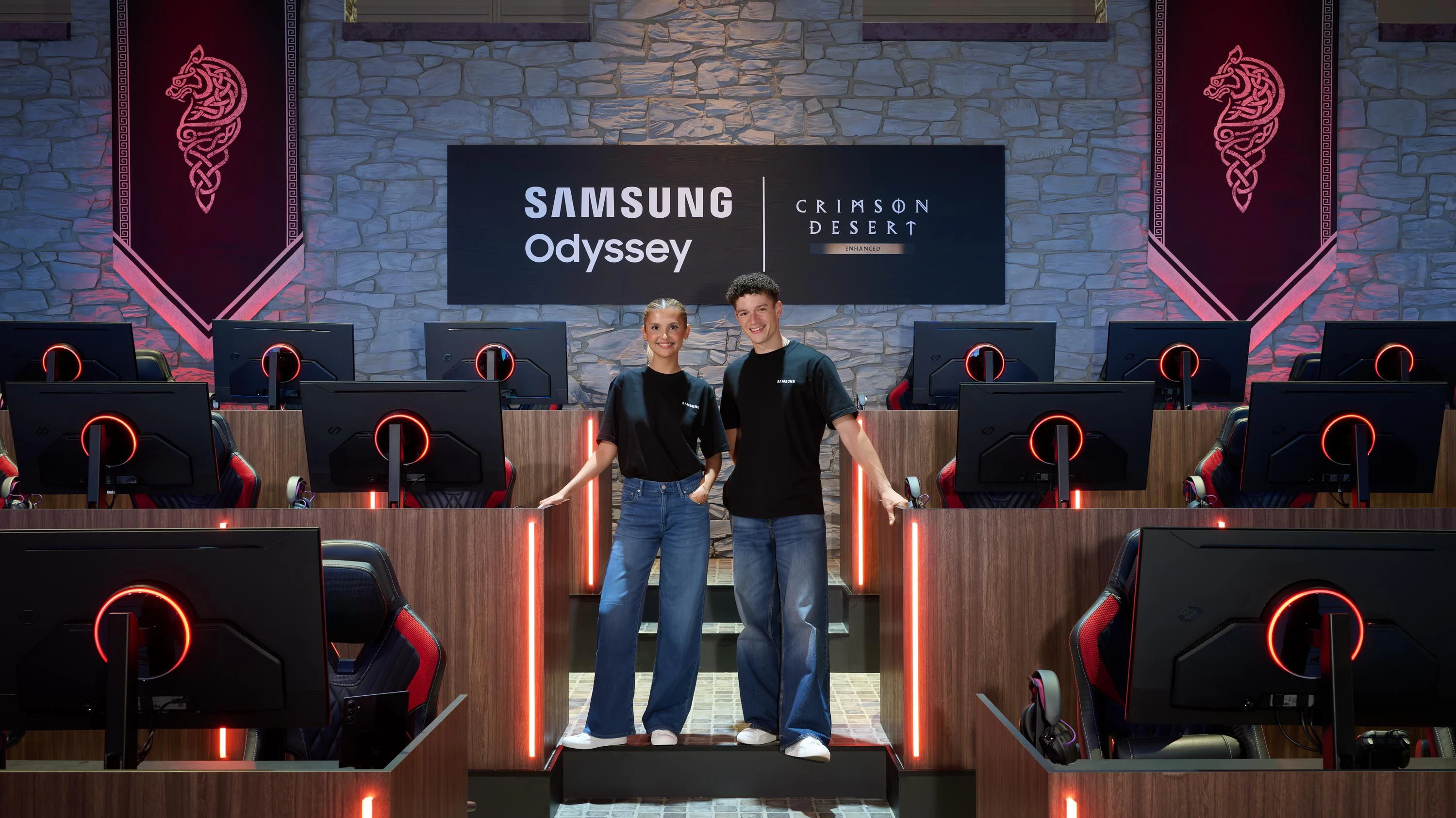 Ein Schwerpunkt des Messeauftritts sind die Odyssey-Monitore.