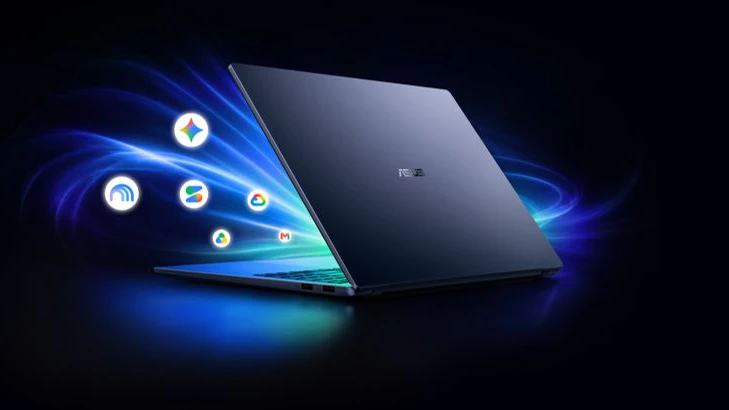 Ausgewählte Asus Notebooks eröffnen neue Möglichkeiten mit Google AI.