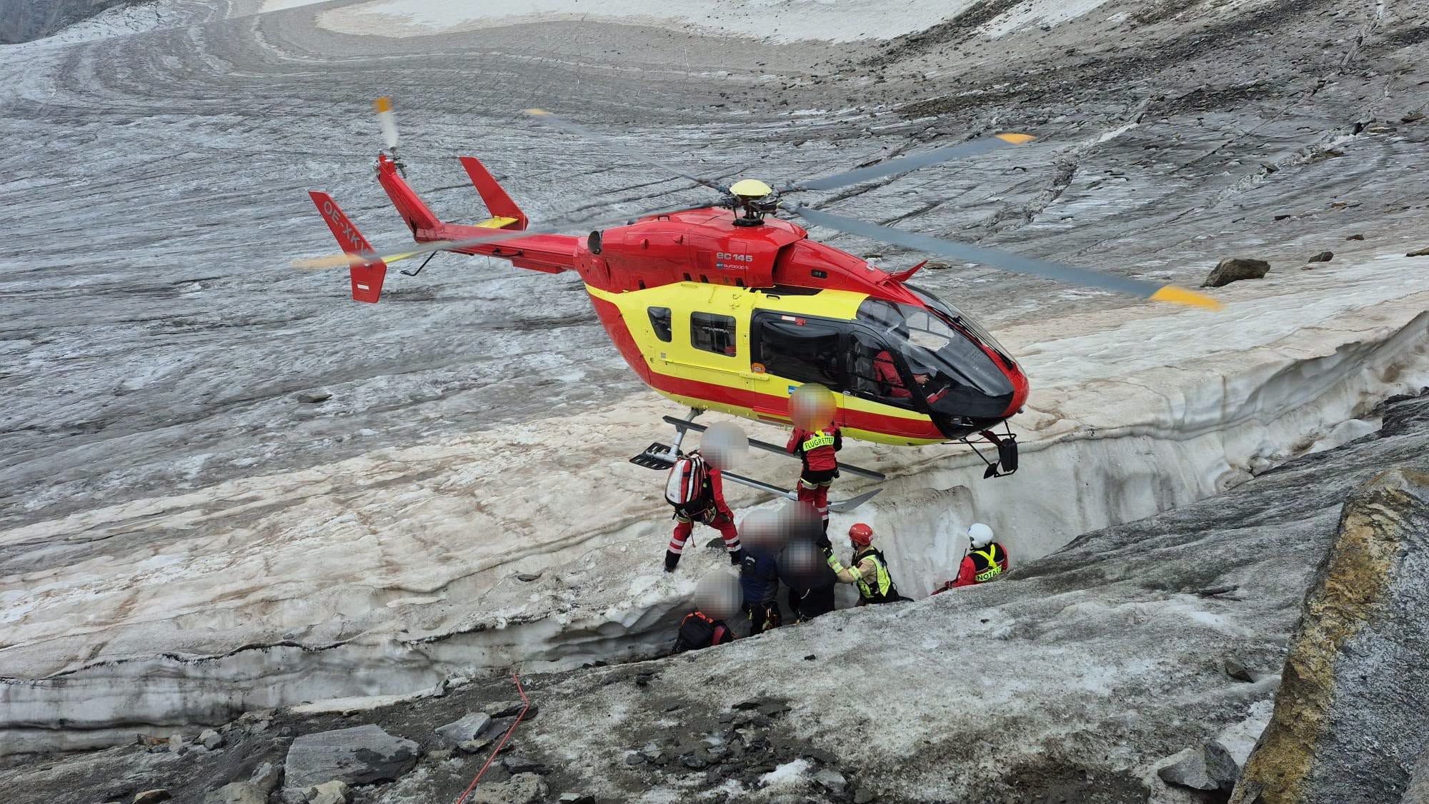 Auch die Feuerwehr Neustift wurde zu dem anspruchsvollen Rettungseinsatz auf den Sulzenauferner alarmiert.