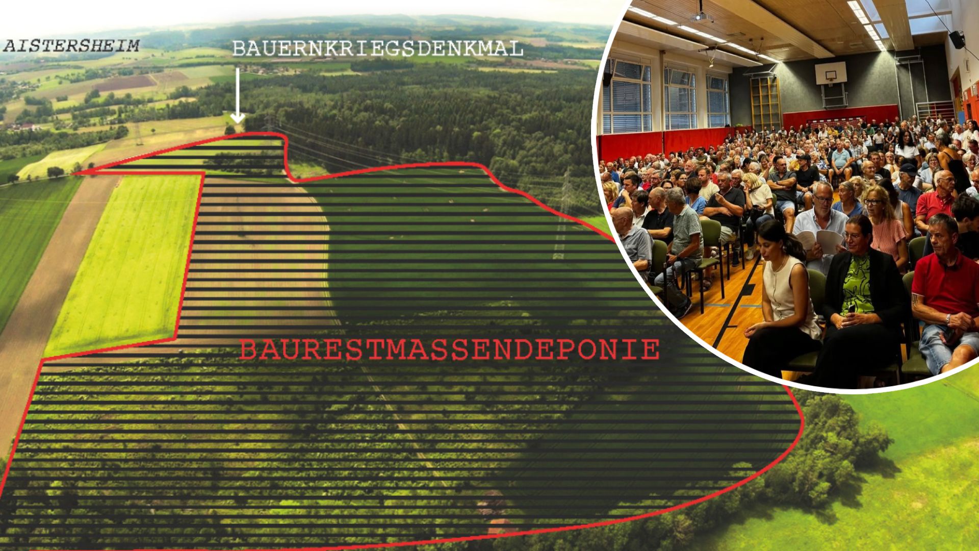 Die Initiative informiert auf ihrer Website umfassend über die Pläne für die Deponie. Zu einem Infoabend kamen rund 500 Anrainer.