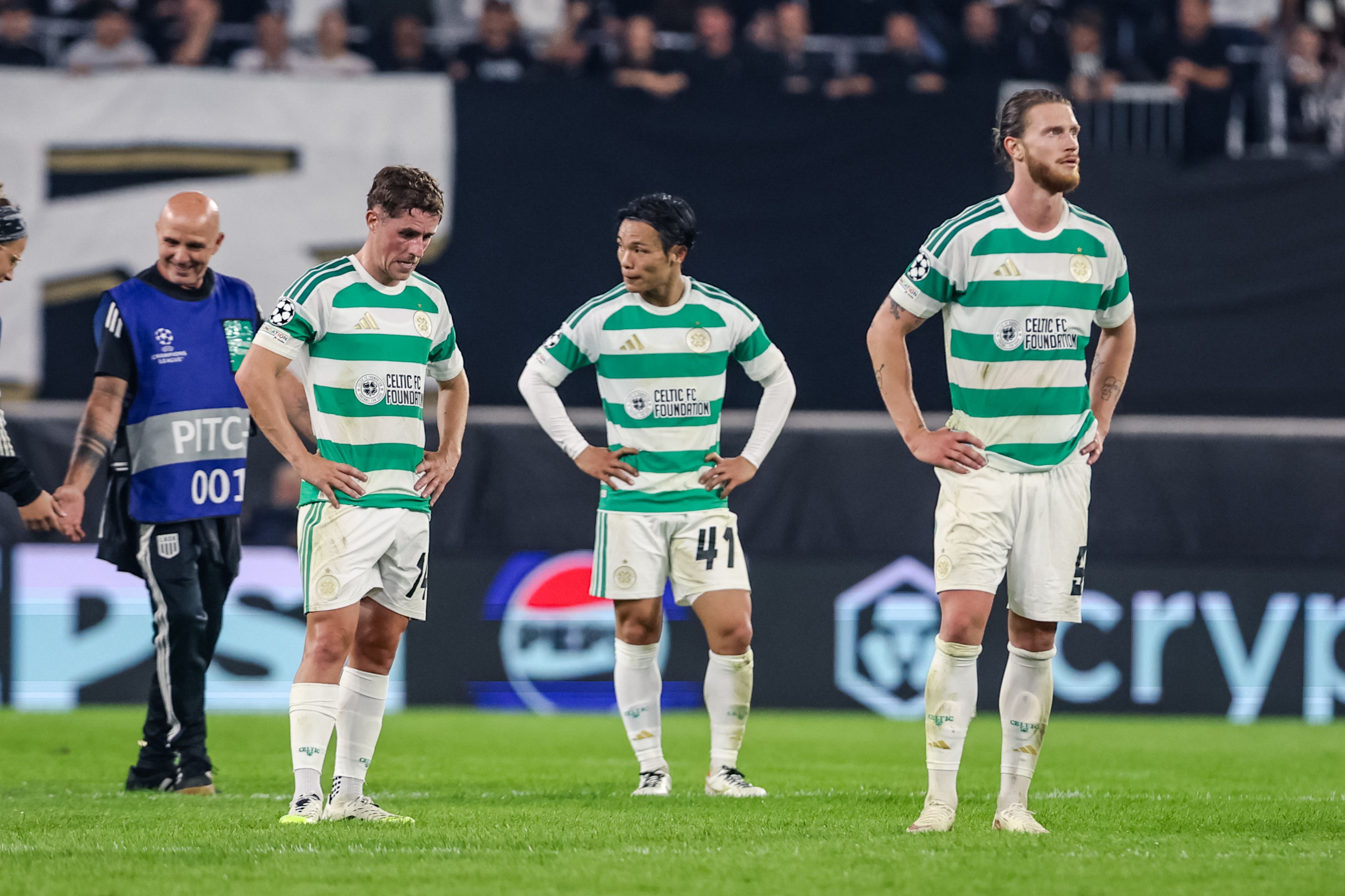 Celtic ist am Boden.