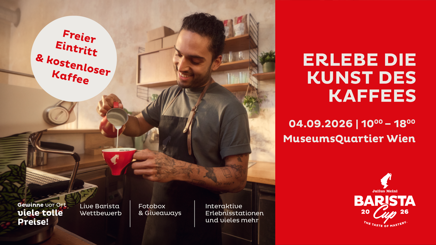 Heute.at - Großes Kaffee-Spektakel im MuseumsQuartier Wien