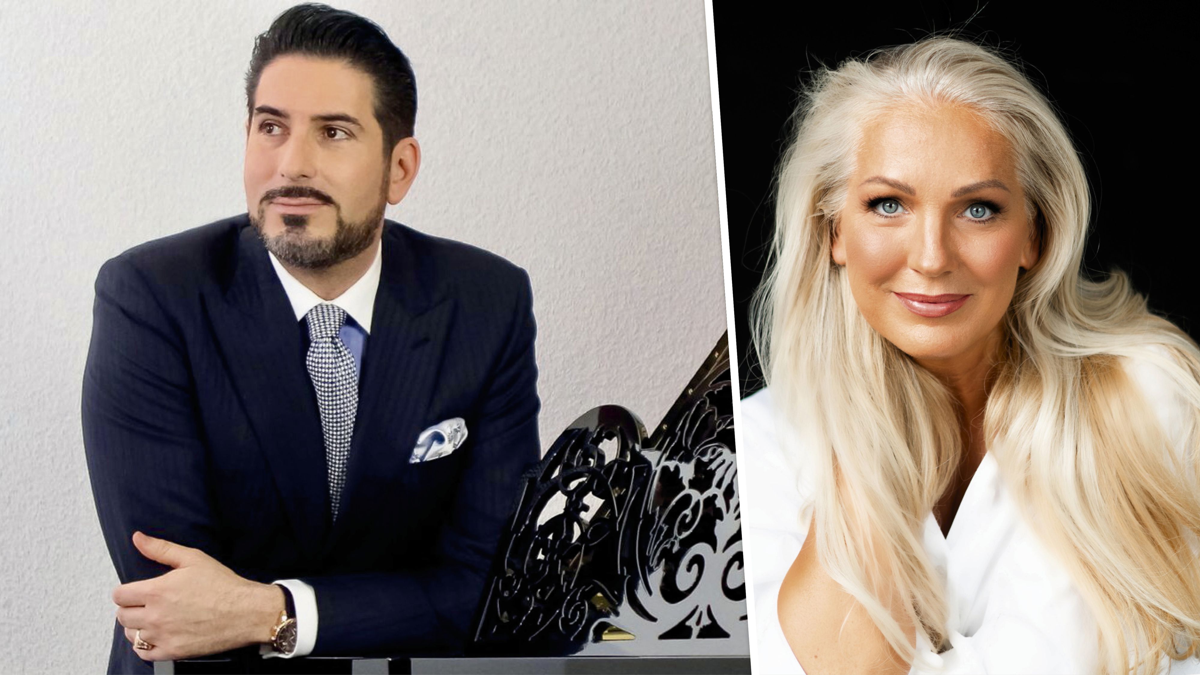 Clemens Unterreiner (li.) und Annely Peebo (re.) sind bei den 