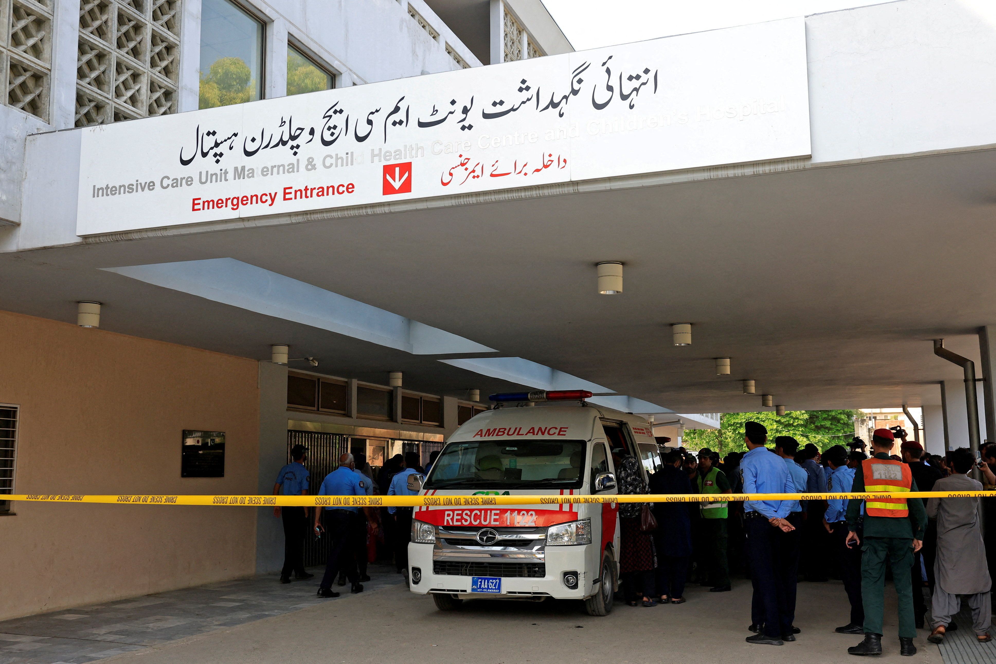 Das Feuer ist auf einer Entbindungsstation in einem Krankenhaus in Islamabad ausgebrochen. (Symbolbild)