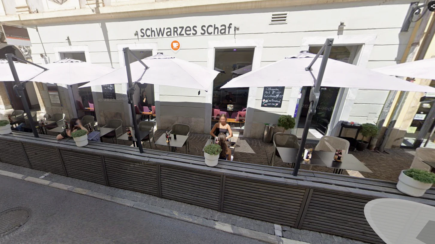 Das "Schwarze Schaf" in der Herrengasse in Klagenfurt.