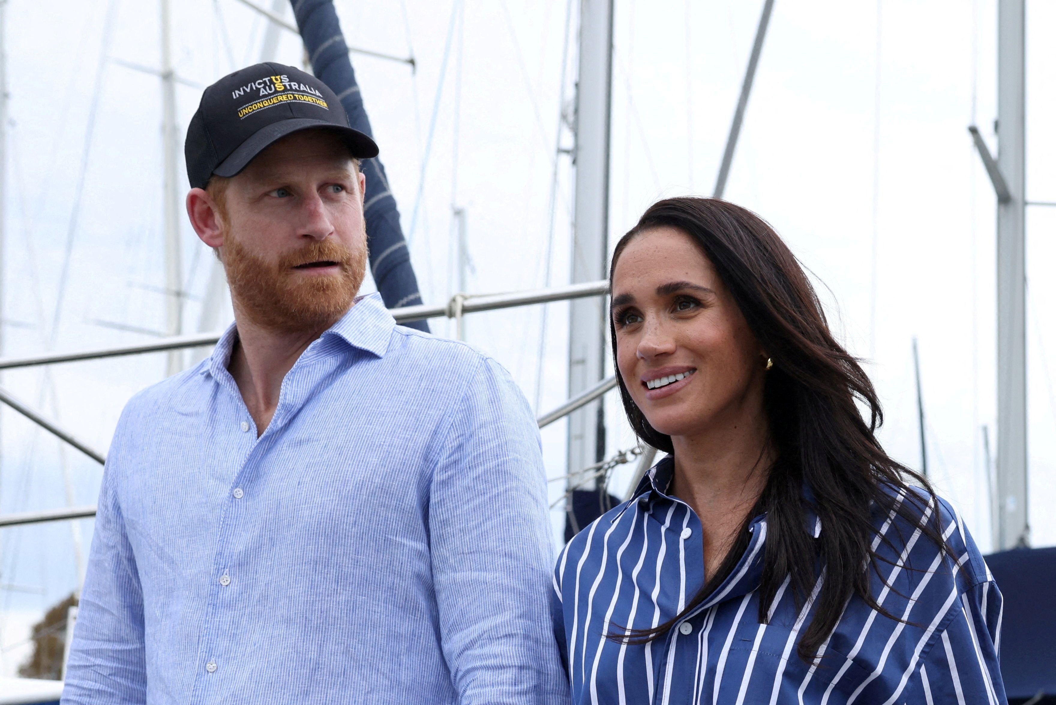 Harry und Meghan sind am Mittwoch in Großbritannien gelandet.