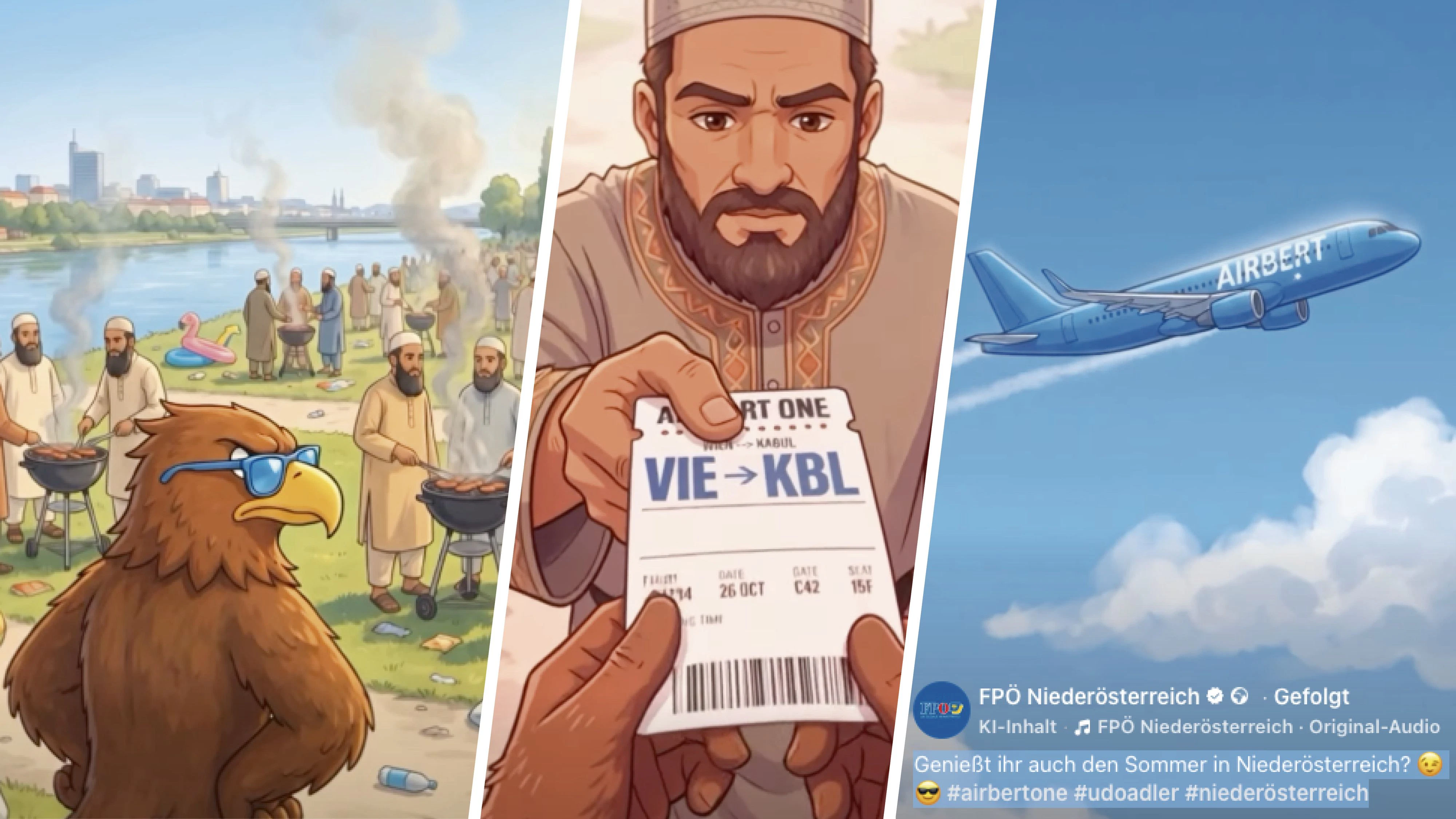 Screenshots vom FPÖ-Video