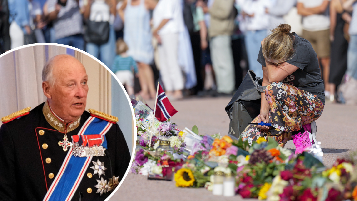 Heute.at - Menschen weinen vor Palast – Norwegen bangt um König