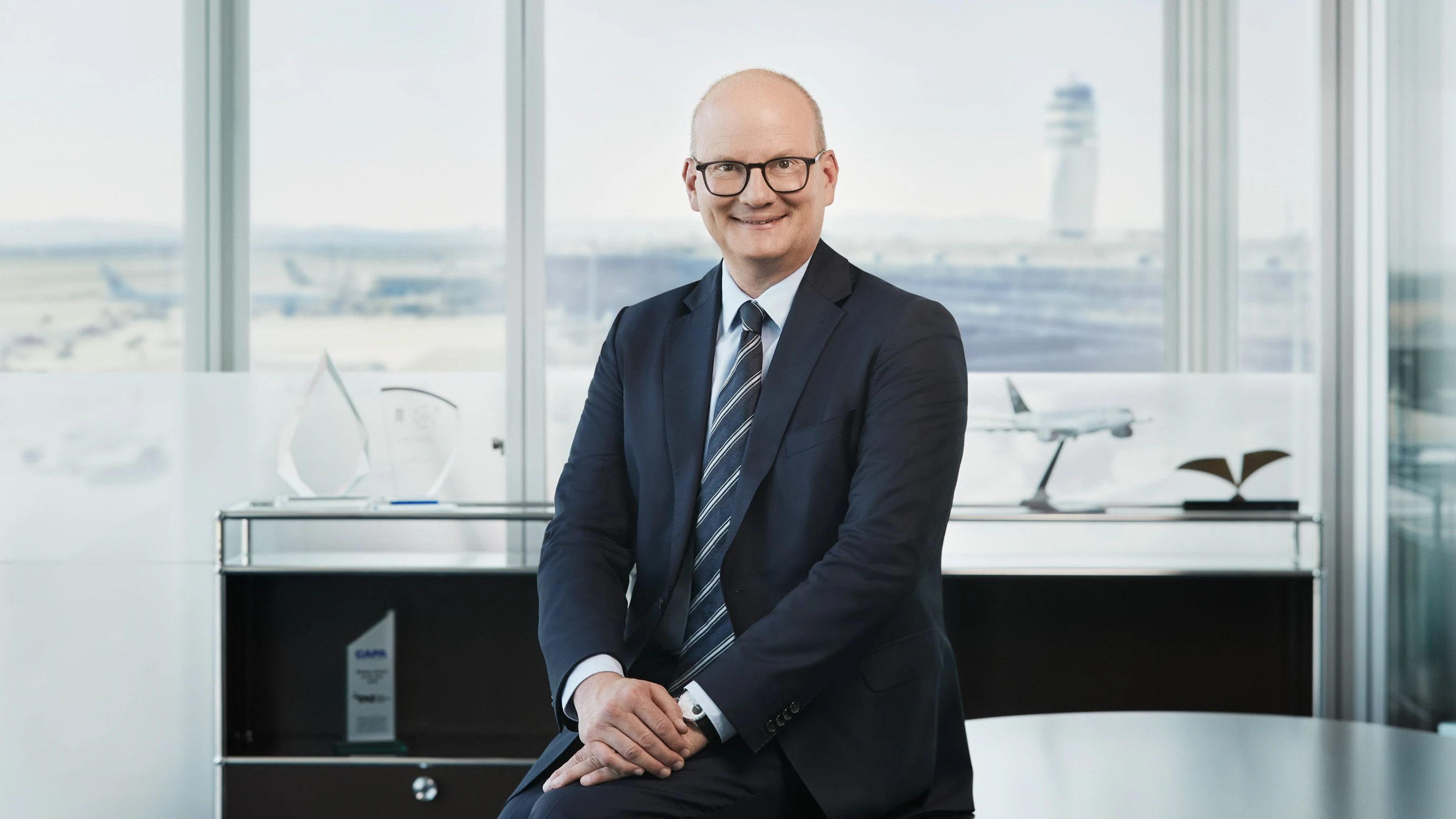 Flughafen Wien-Vorstand Julian Jäger freut sich über die neue Langstreckenverbindung.