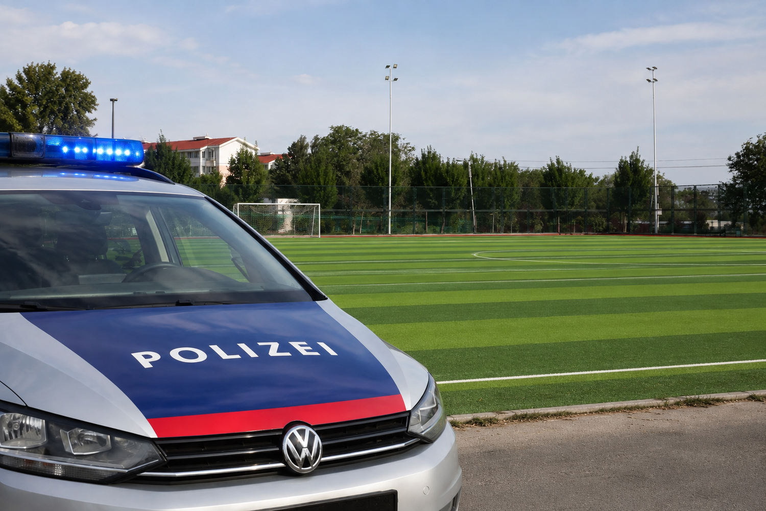 Die Polizei musste eingreifen.
